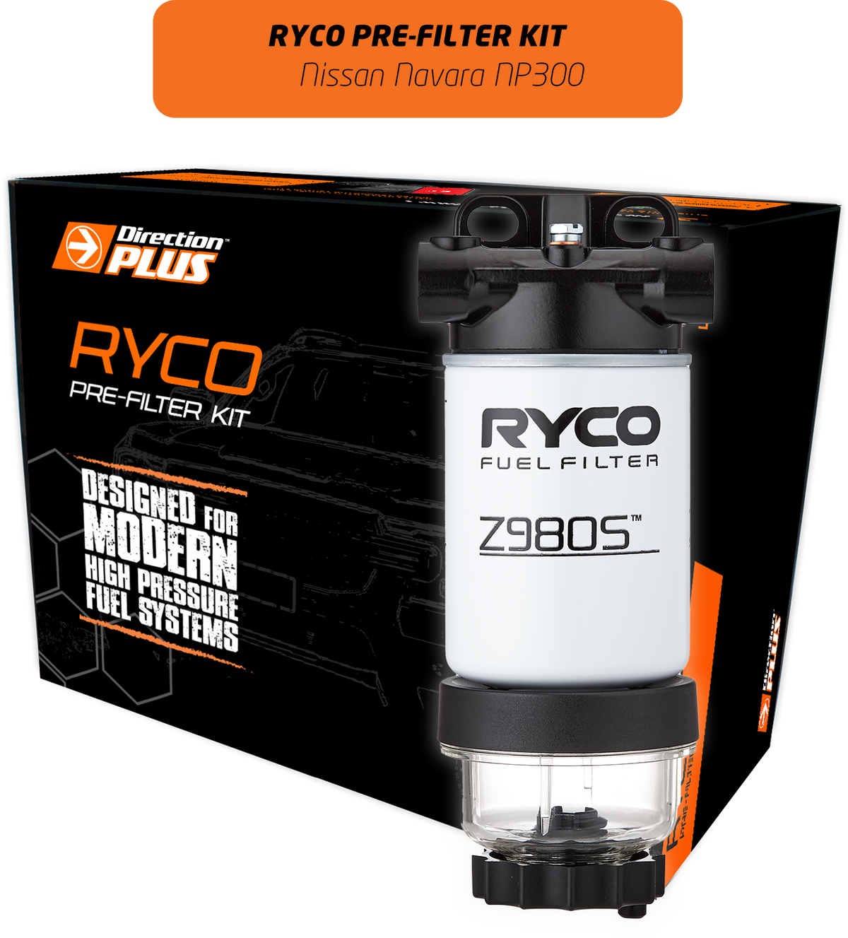 Direction-Plus Ryco Pre-Filter Kit Navara NP300 RC630DPK