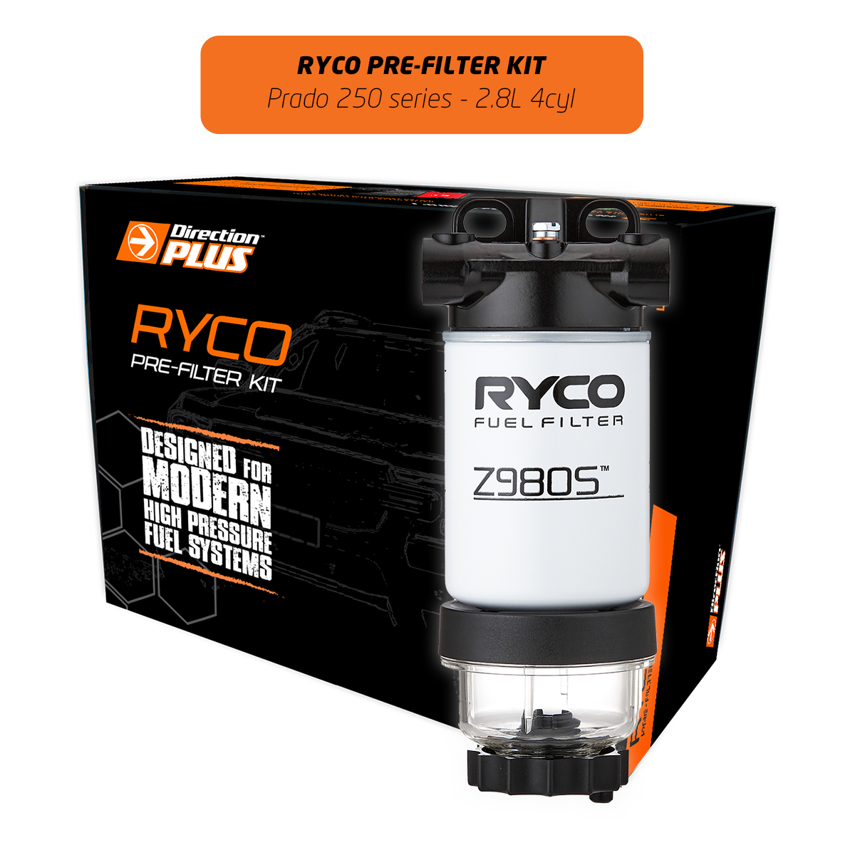 Direction-Plus Ryco Pre-Filter Kit Prado 250 RC668DPK