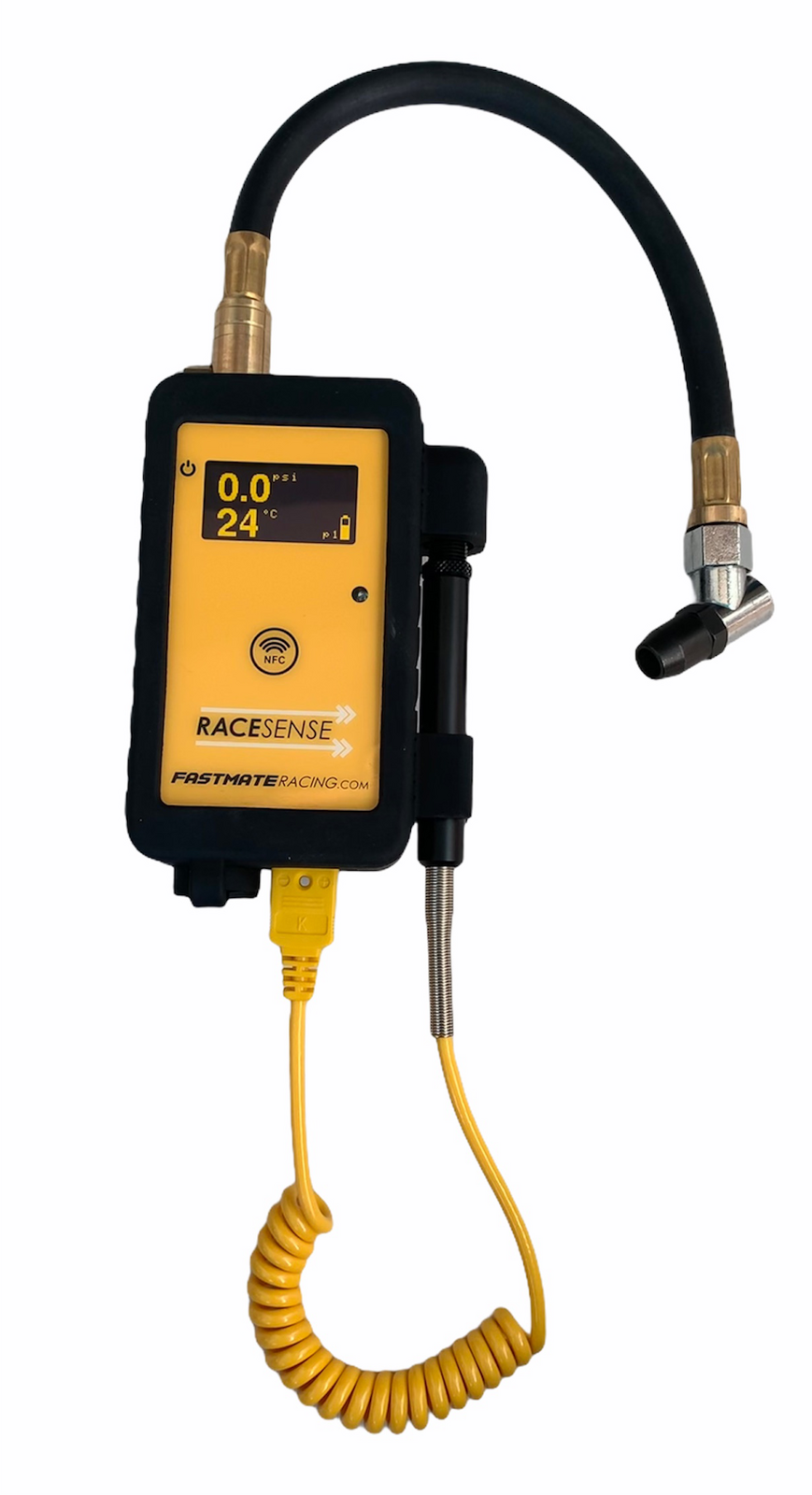 RaceSense Tyre Gauge with Pyrometer and Rubber Cover