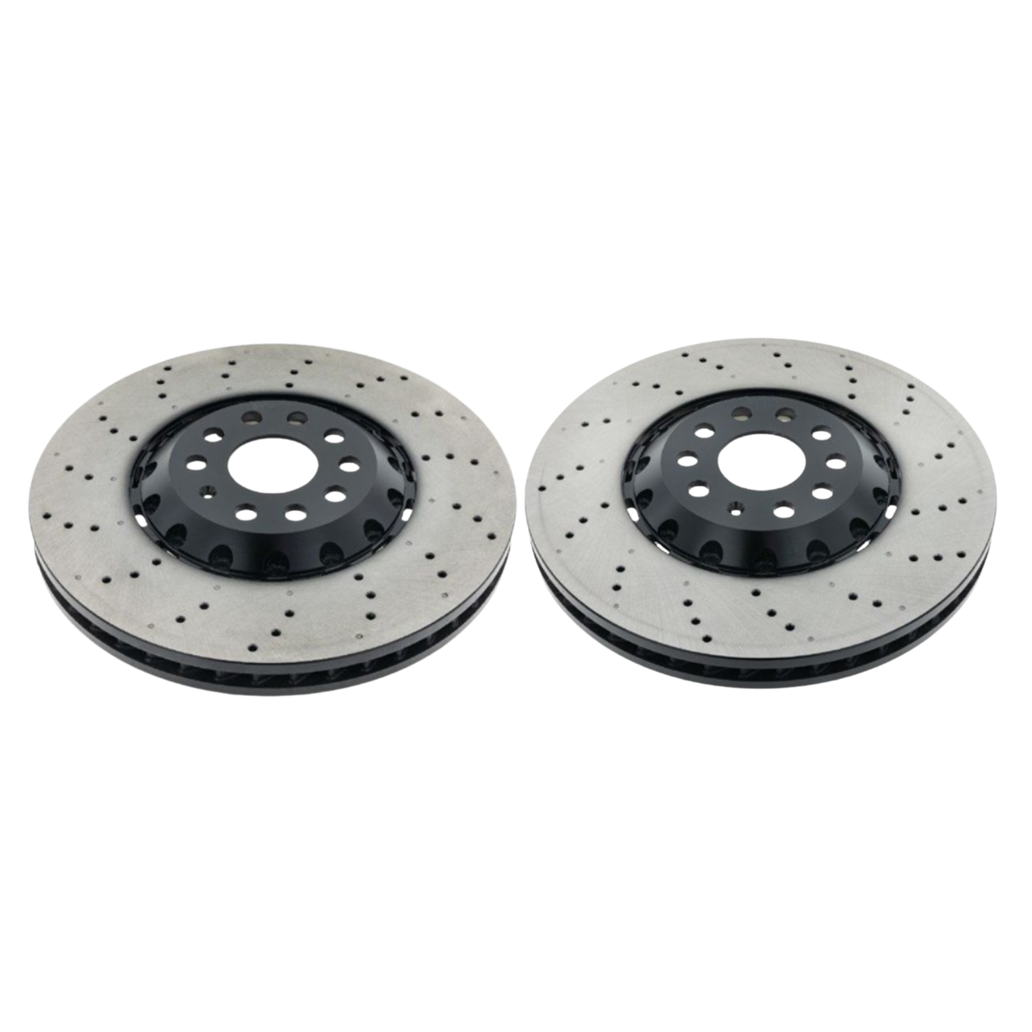 Volkswagen Golf R MK8 2021-2026 Front Drilled Rotors Pair 357mm