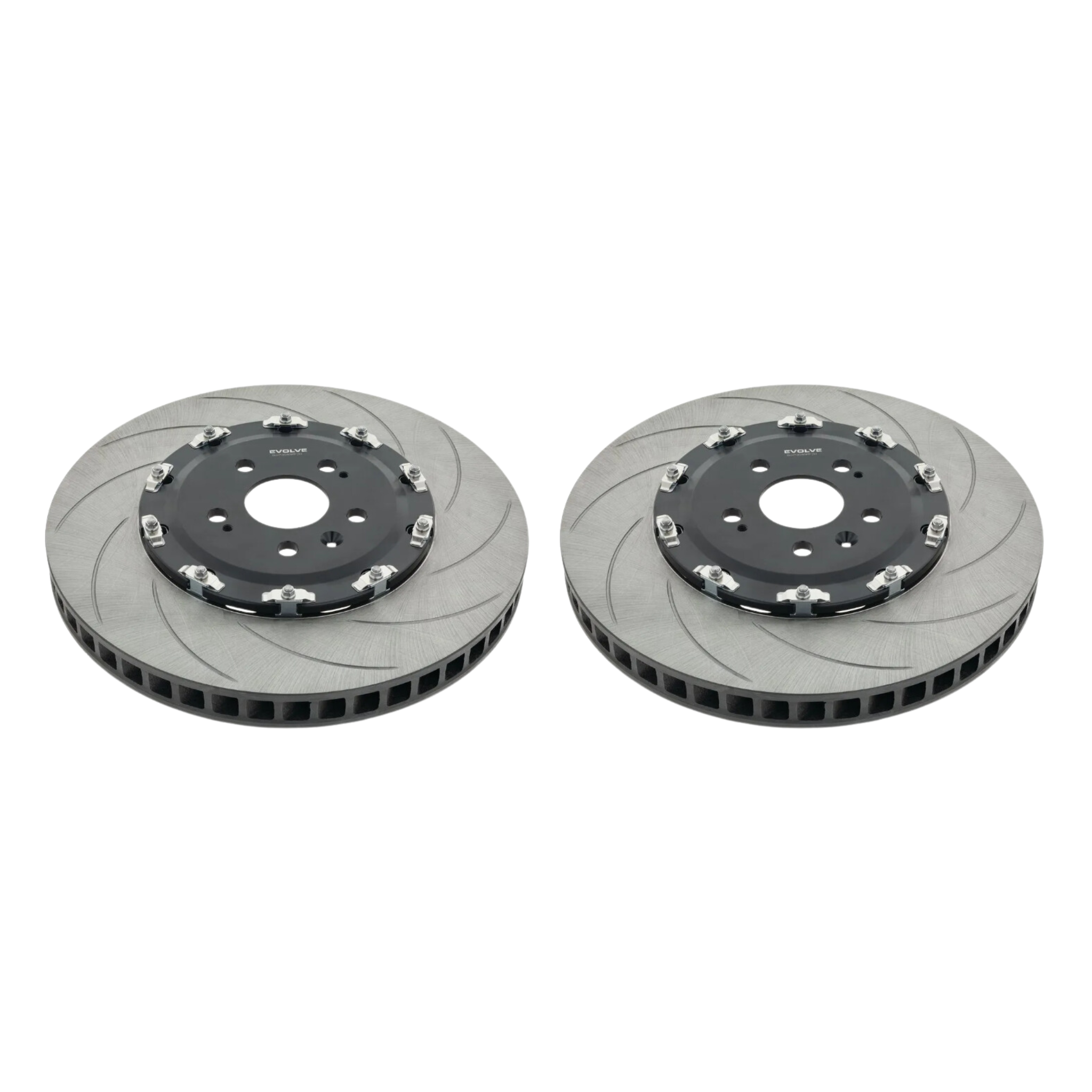 Audi RSQ3/RS3 Pair Front 2 Piece Slotted Rotors Evolve F2R 2020-2025