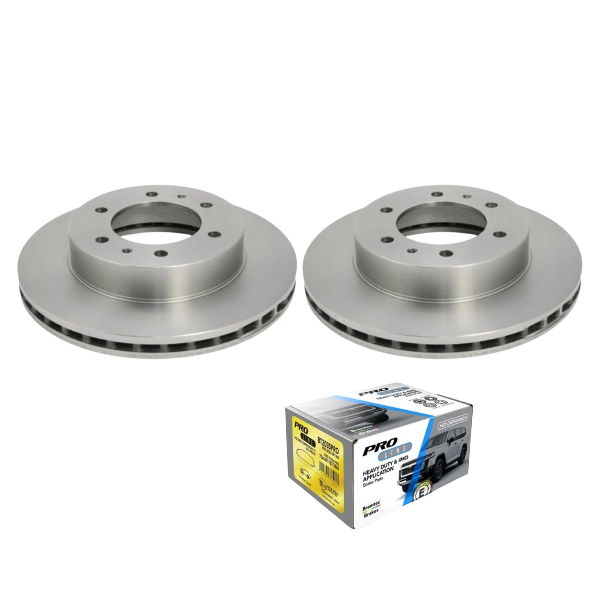Hummer H3 Heavy Duty Rear Brake Package DBA BREMTEC