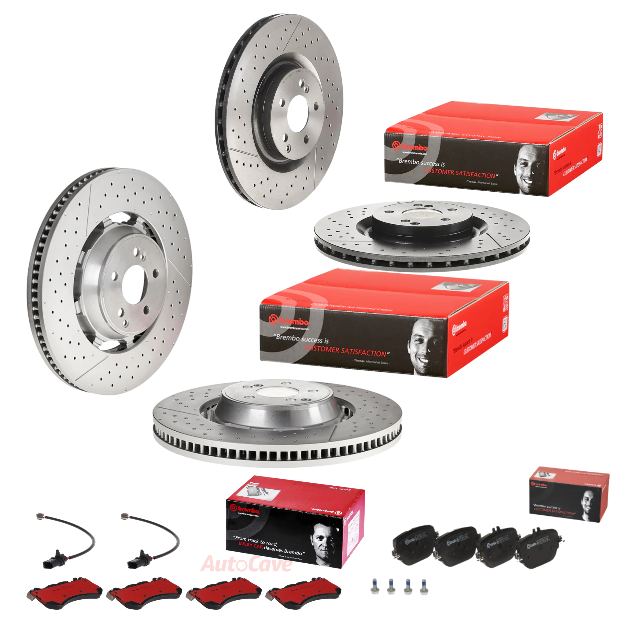 Mercedes-Benz GLC63s AMG 2017-2023 Front & Rear Brake Brembo Kit