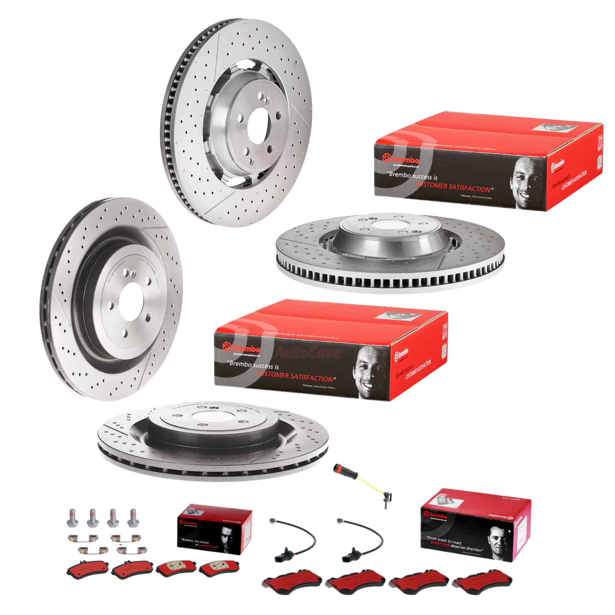Mercedes C63s AMG 2014-2024 Brembo Front & Rear Brake Package Complete