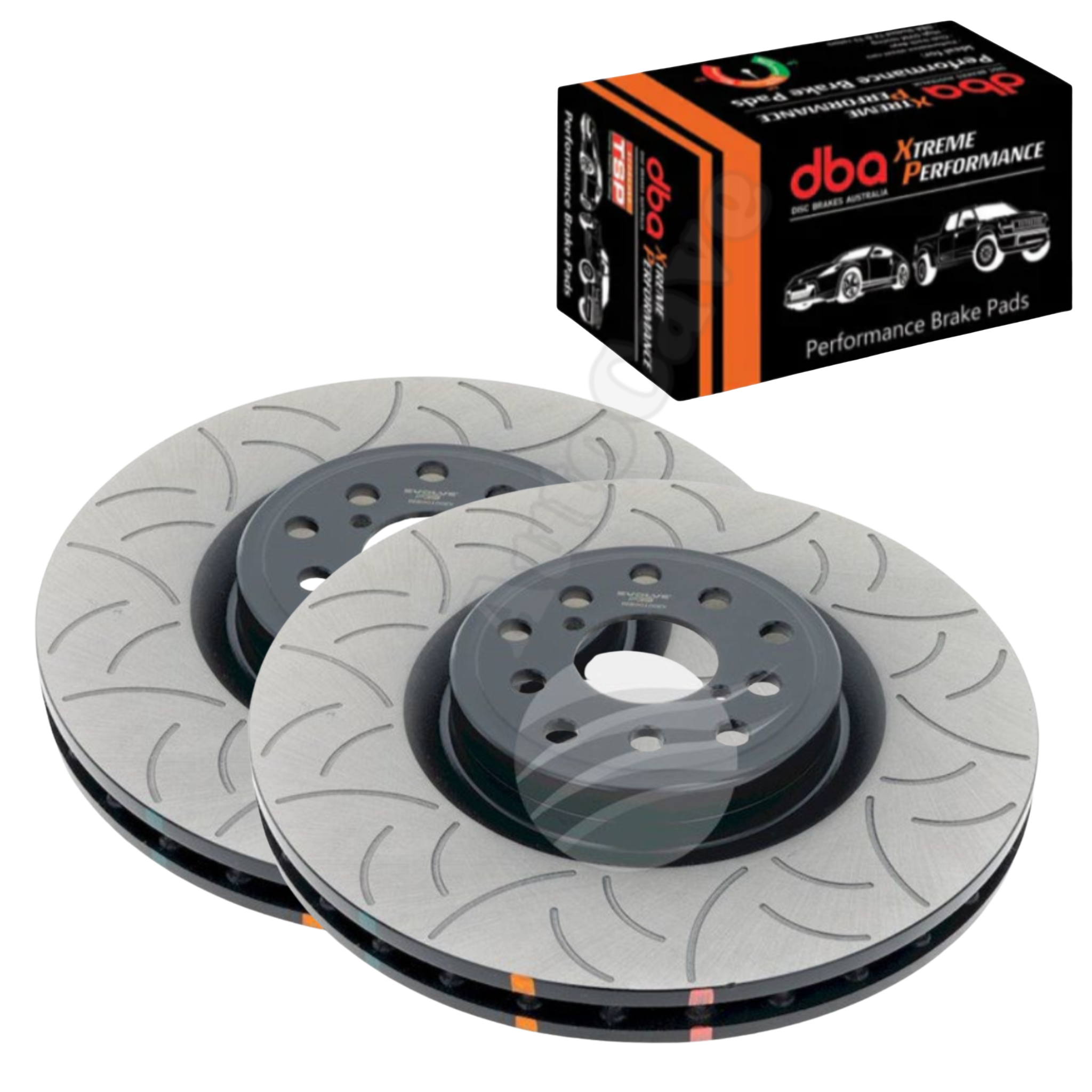 *Various Brakepad Options* Evolve Front Slotted Brake Package Brembo Subaru WRX STI BRZ Toyota 86 326mm