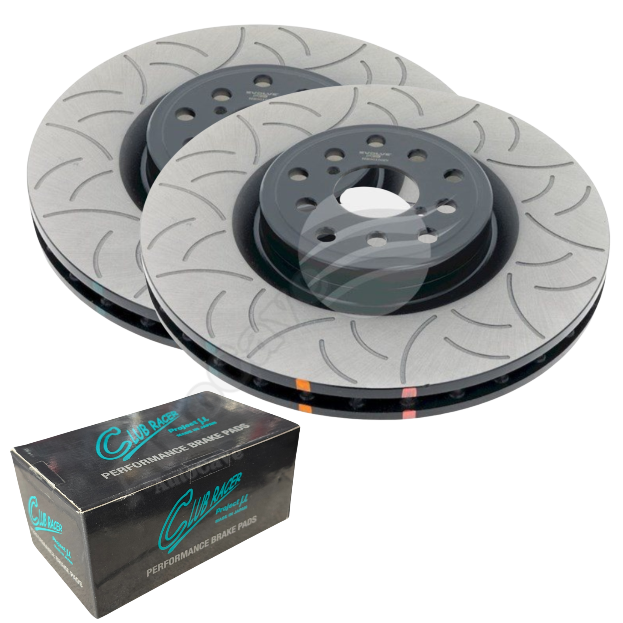 *Various Brakepad Options* Evolve Front Slotted Brake Package Brembo Subaru WRX STI BRZ Toyota 86 326mm