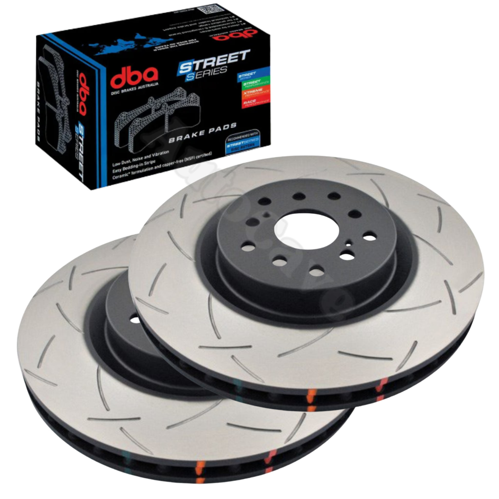 *Various Brakepad Options* DBA 4000 T3 Front Slotted Brake Package Brembo Subaru WRX STI BRZ Toyota 86 326mm