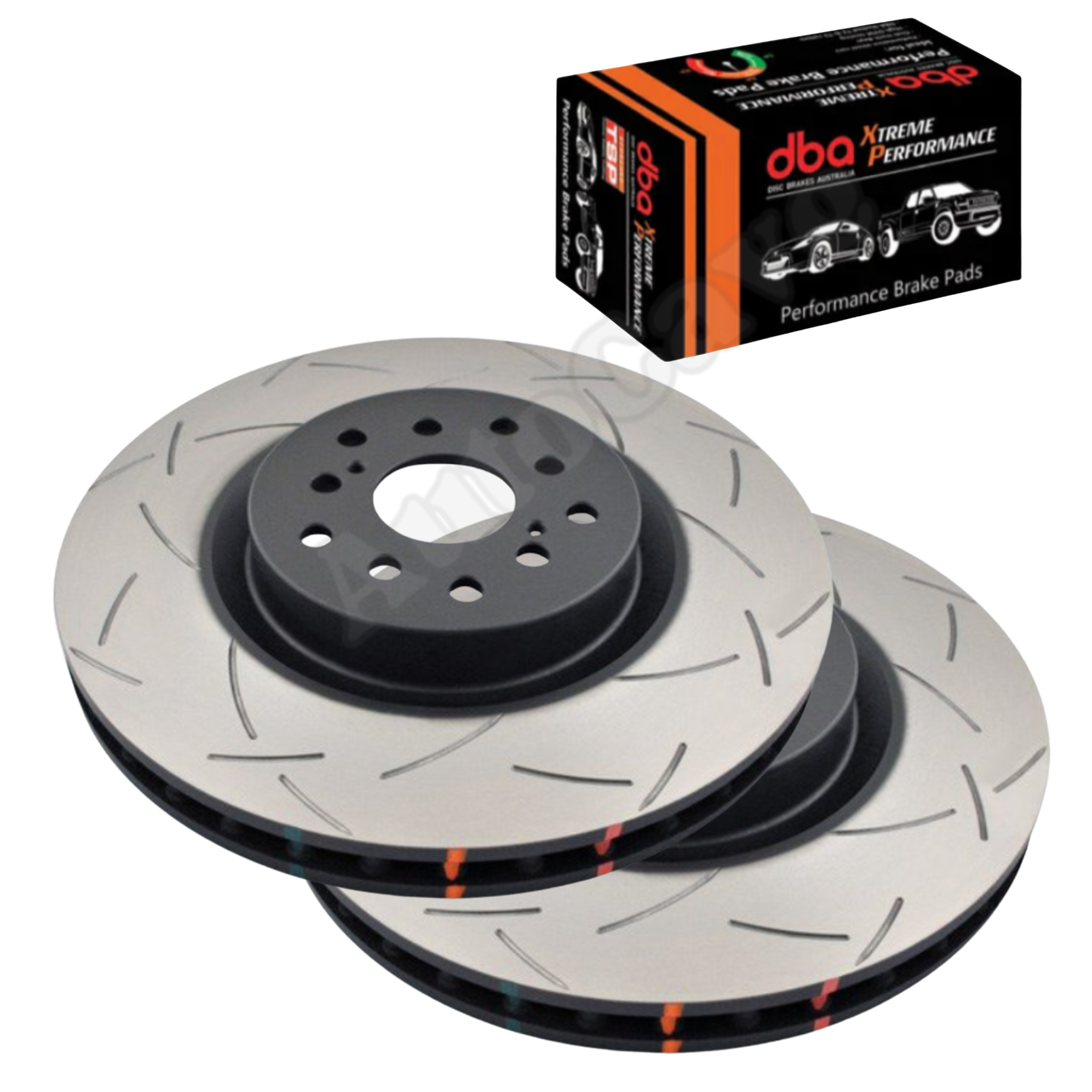 *Various Brakepad Options* DBA 4000 T3 Front Slotted Brake Package Brembo Subaru WRX STI BRZ Toyota 86 326mm