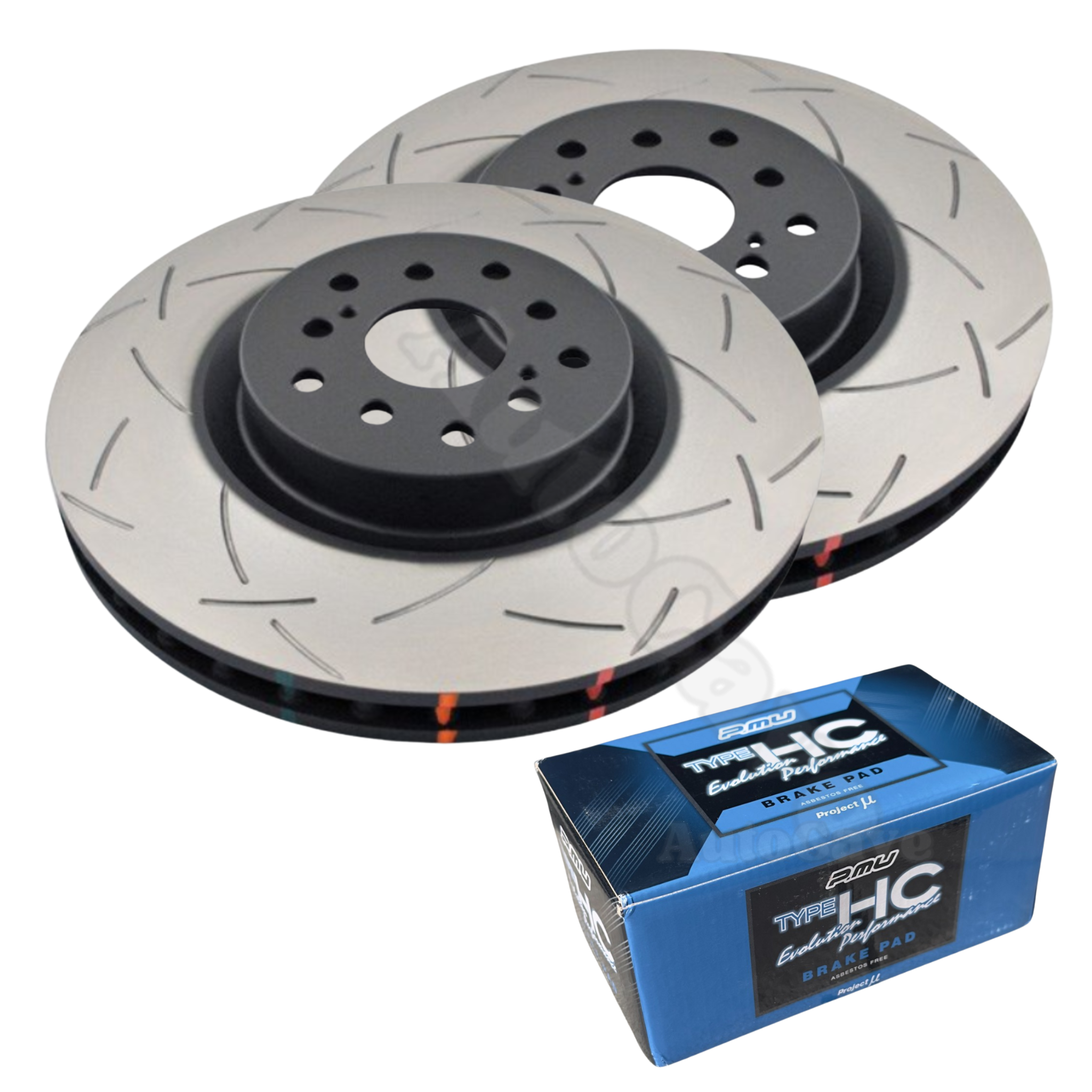 *Various Brakepad Options* DBA 4000 T3 Front Slotted Brake Package Brembo Subaru WRX STI BRZ Toyota 86 326mm