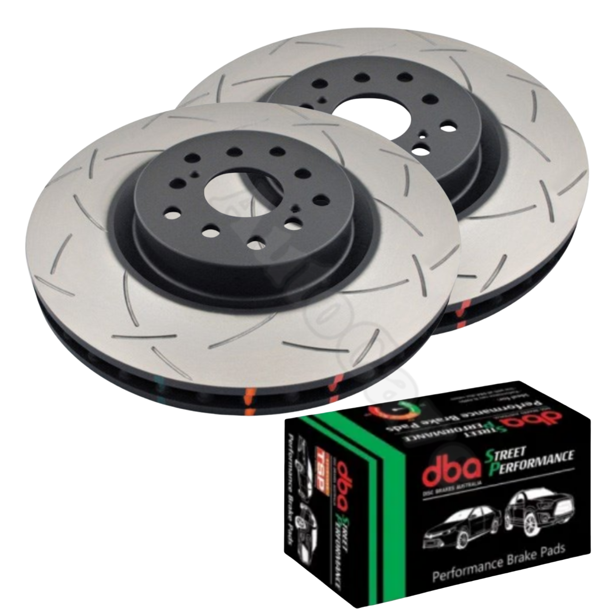 *Various Brakepad Options* DBA 4000 T3 Front Slotted Brake Package Brembo Subaru WRX STI BRZ Toyota 86 326mm