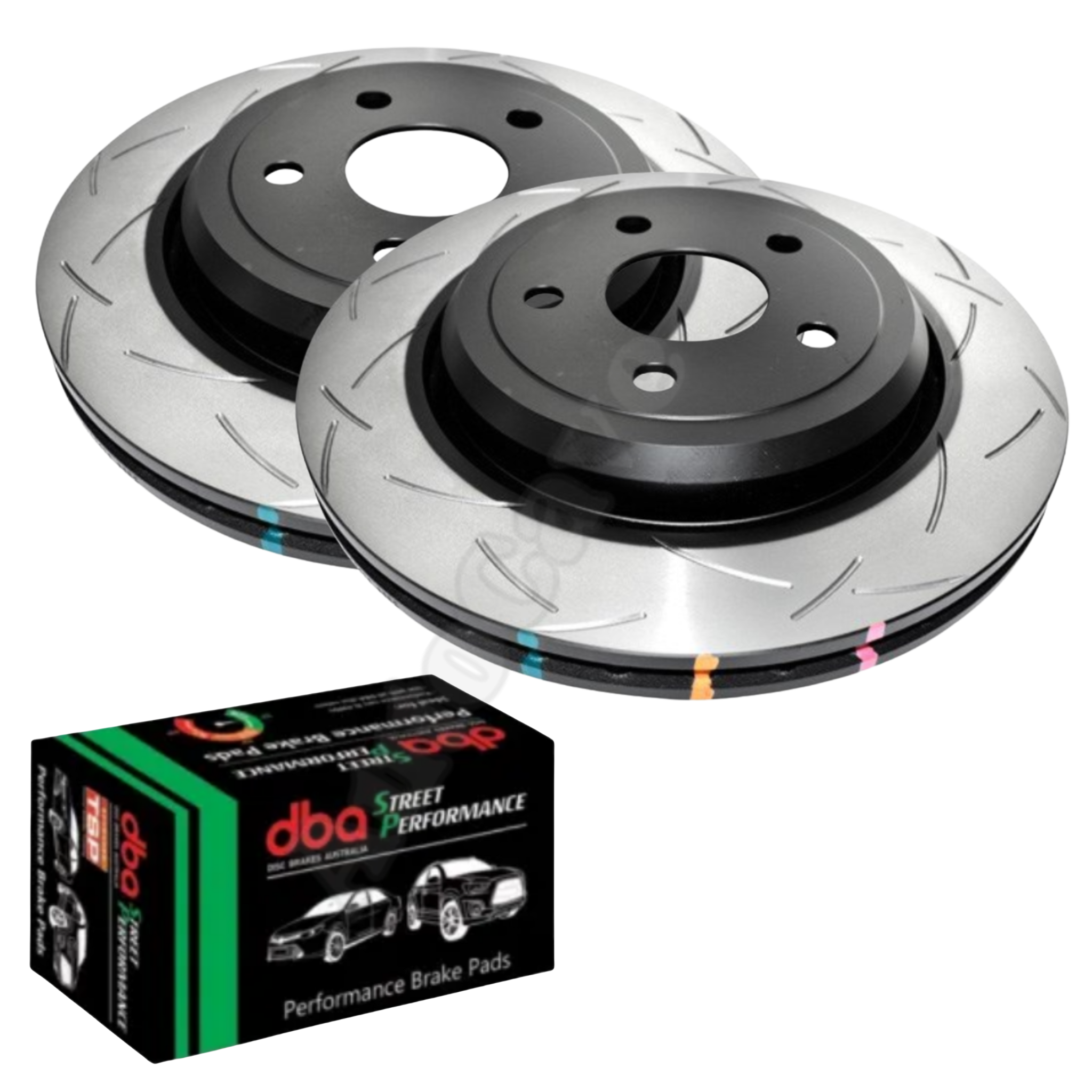 Rear DBA Slotted Brake Package Trackhawk SRT8 Jeep Grand Cherokee 350mm