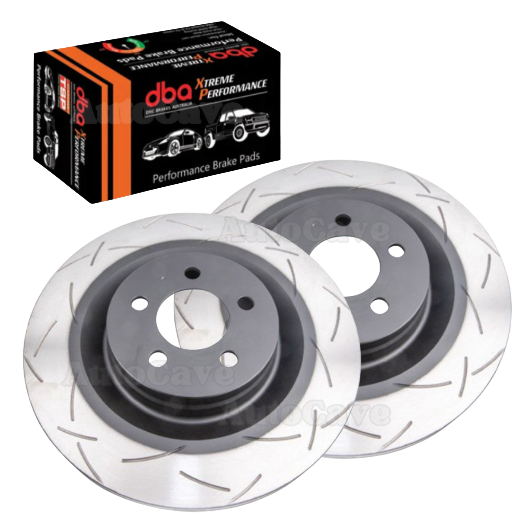 Front DBA T3 Slotted Brake Package Chrysler 300 SRT-8 2005-2023