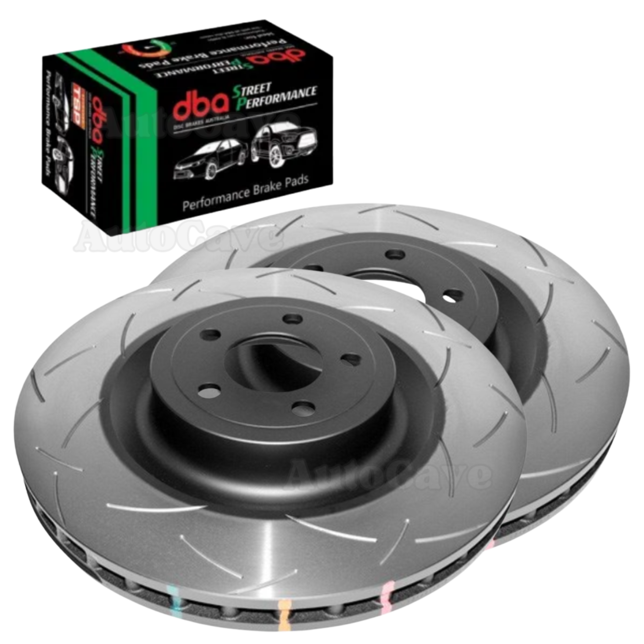 Front DBA T3 Slotted Brembo Brake Package Ford Mustang V8