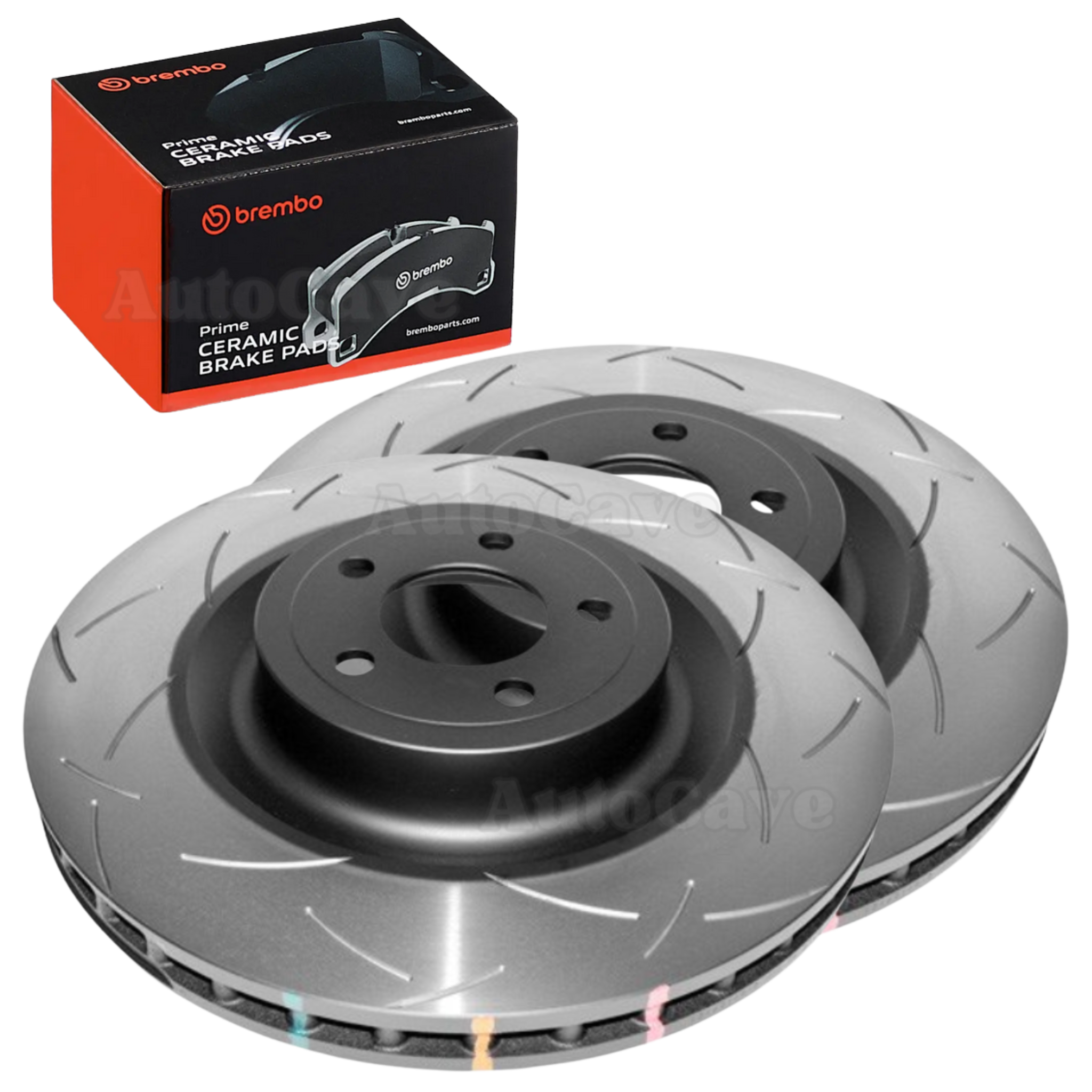 Front DBA T3 Slotted Brembo Brake Package Ford Mustang V8