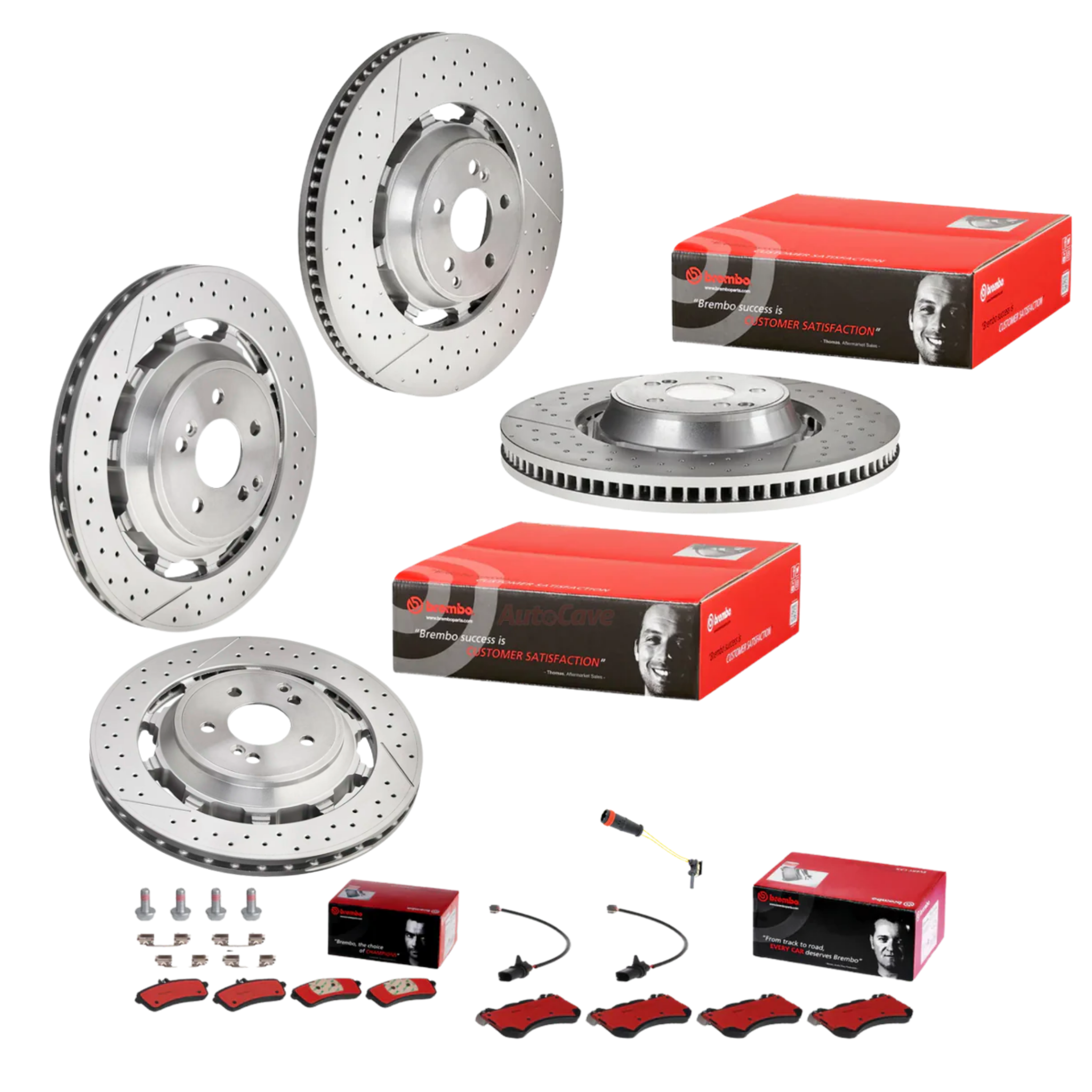 Mercedes Benz GT AMG 2019-2021 Brembo Front & Rear Brake Package Complete