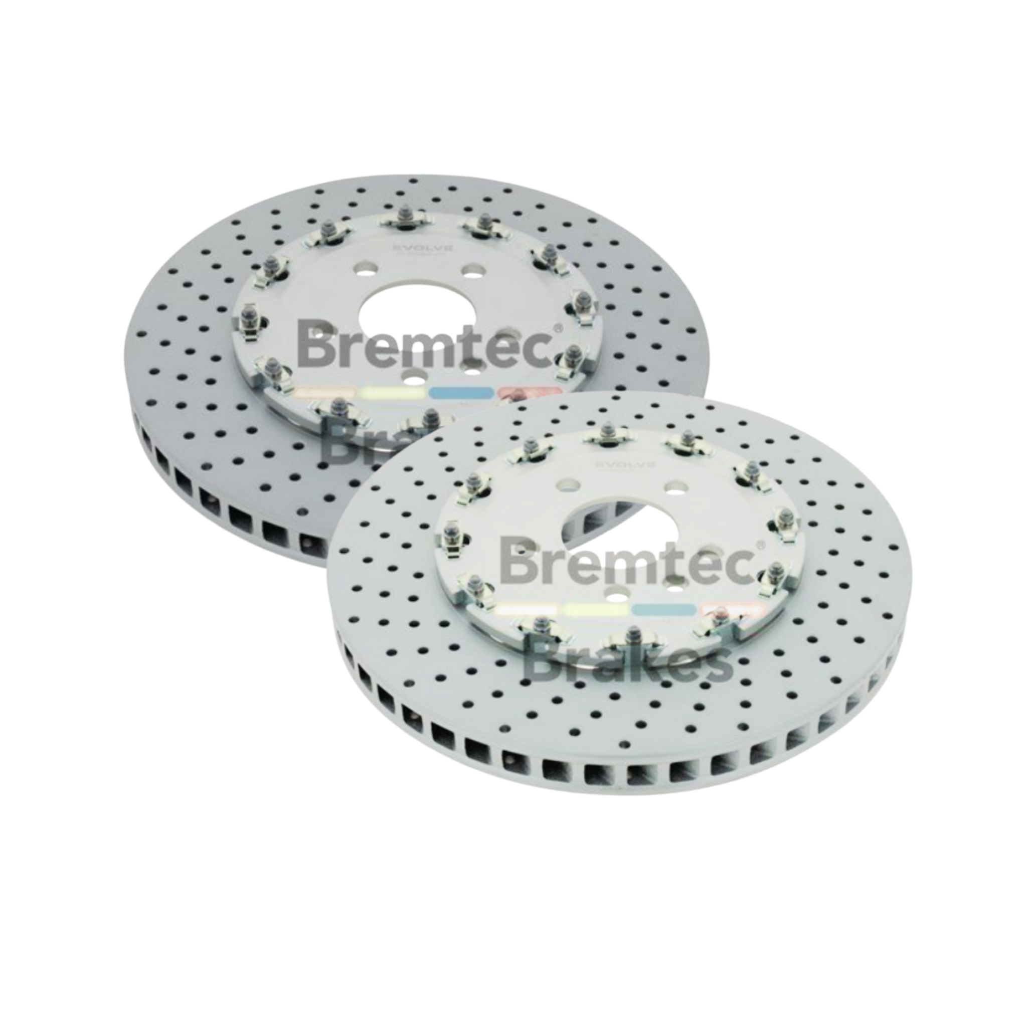 Front Bremtec 2pc Drilled Brake Package Holden Opel Astra VXR OPC 355mm