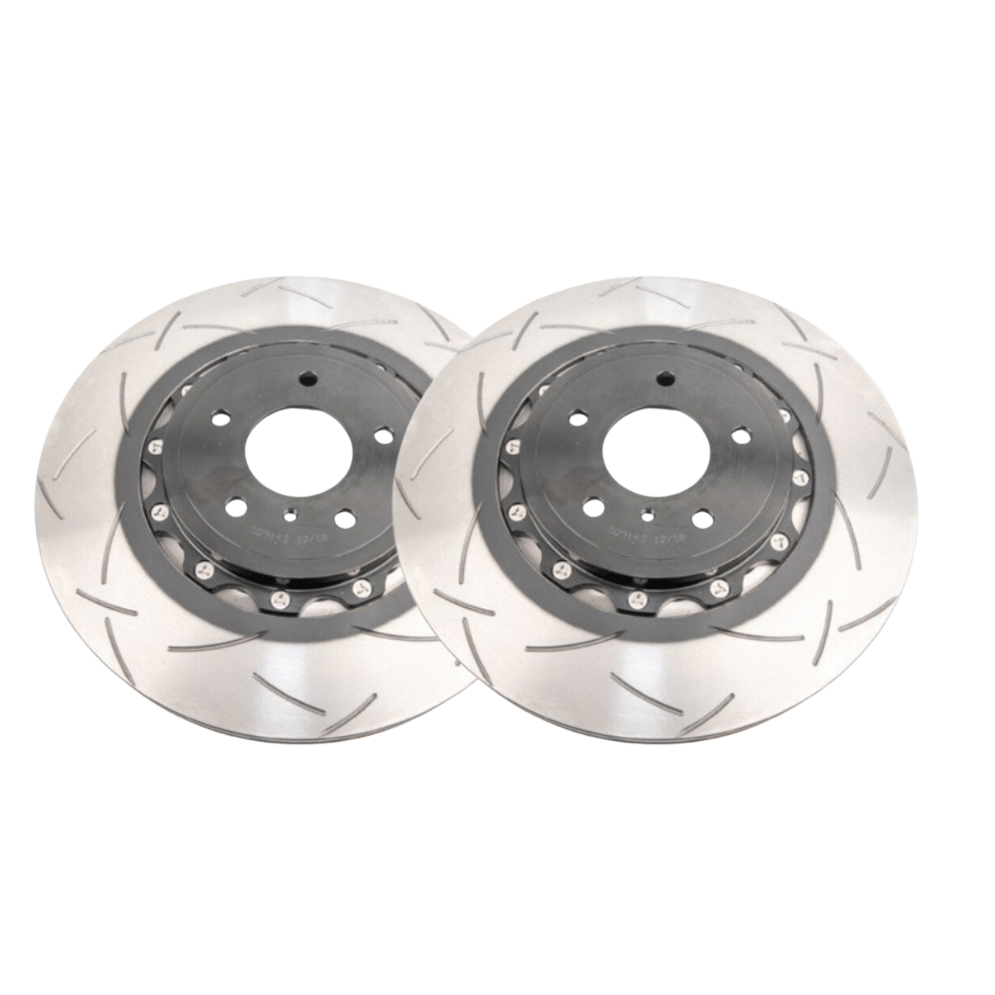 DBA 5000 Series 2-piece slotted front rotors DBA52314BLKS 354mm for Nissan 370Z Brembo