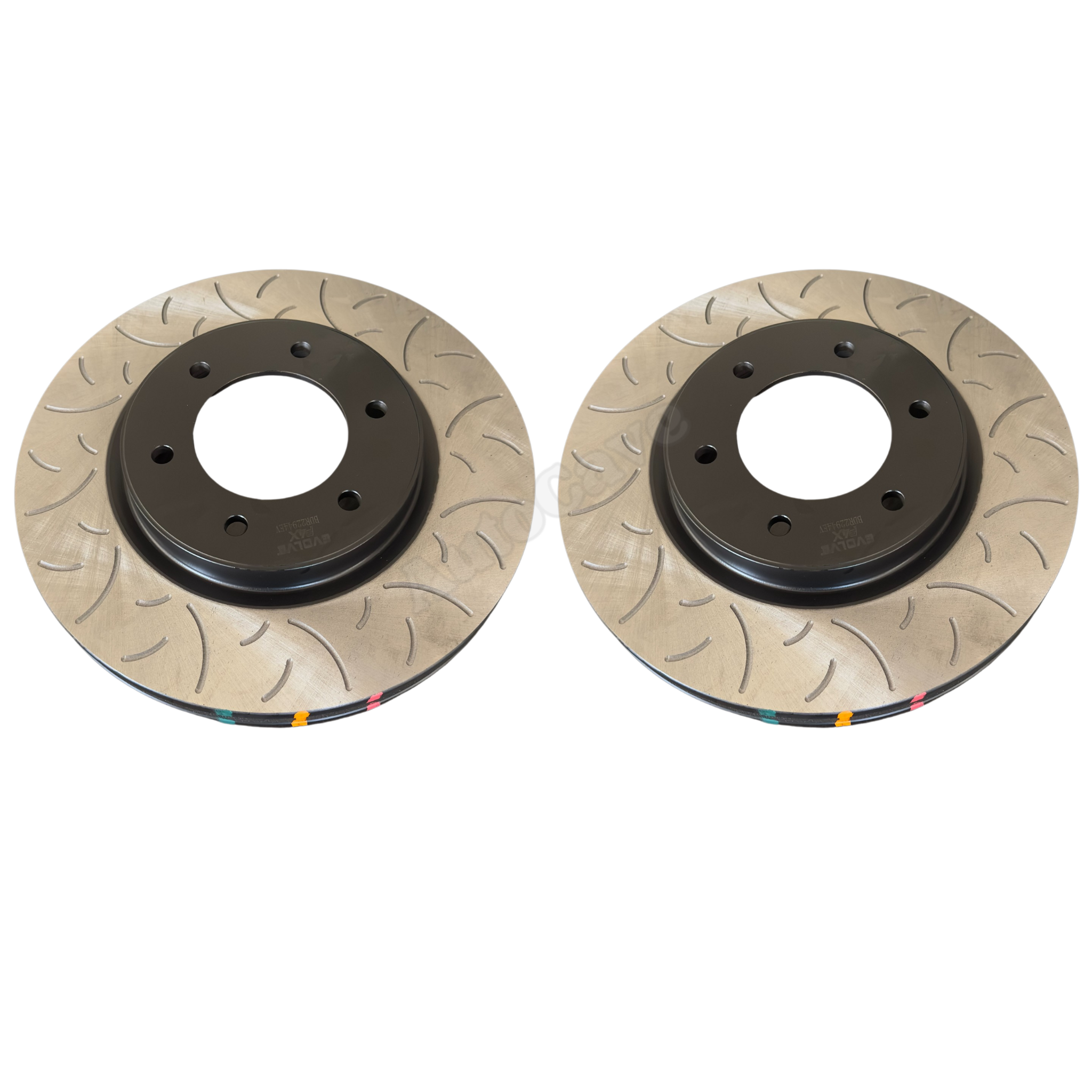 Ford Ranger 2022-2025 Front Evolve Slotted Rotor Pair Upgrade 341mm