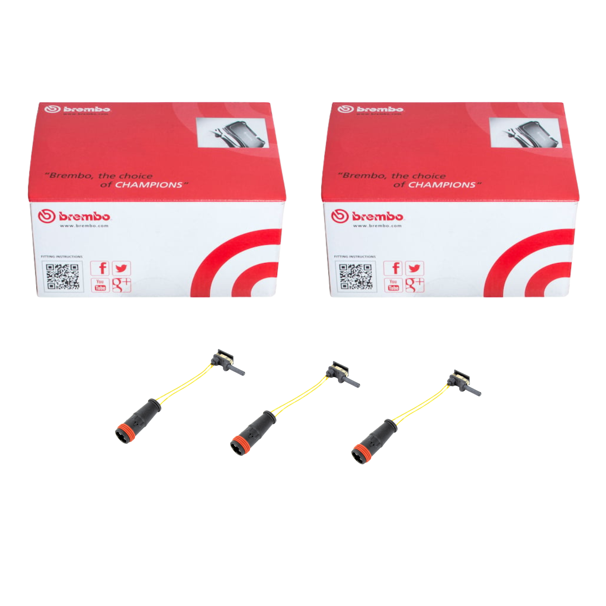 Mercedes-Benz C63s W205 Front & Rear Brembo Brake Pad Set
