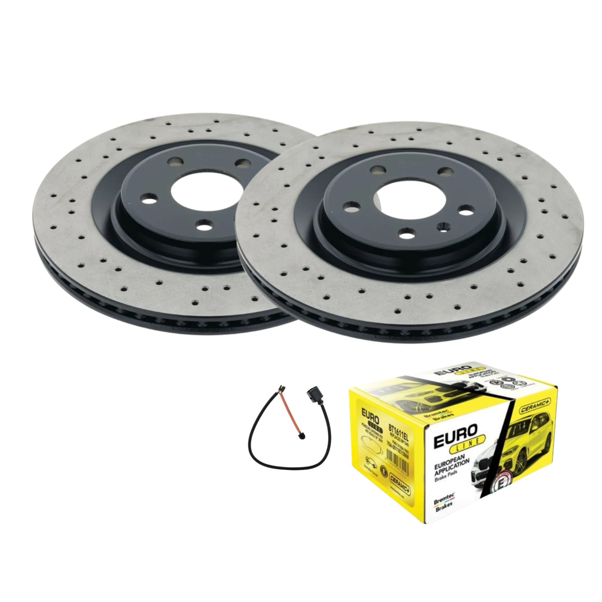 Audi SQ5 Diesel 2021-2025 Rear Drilled Brake Package
