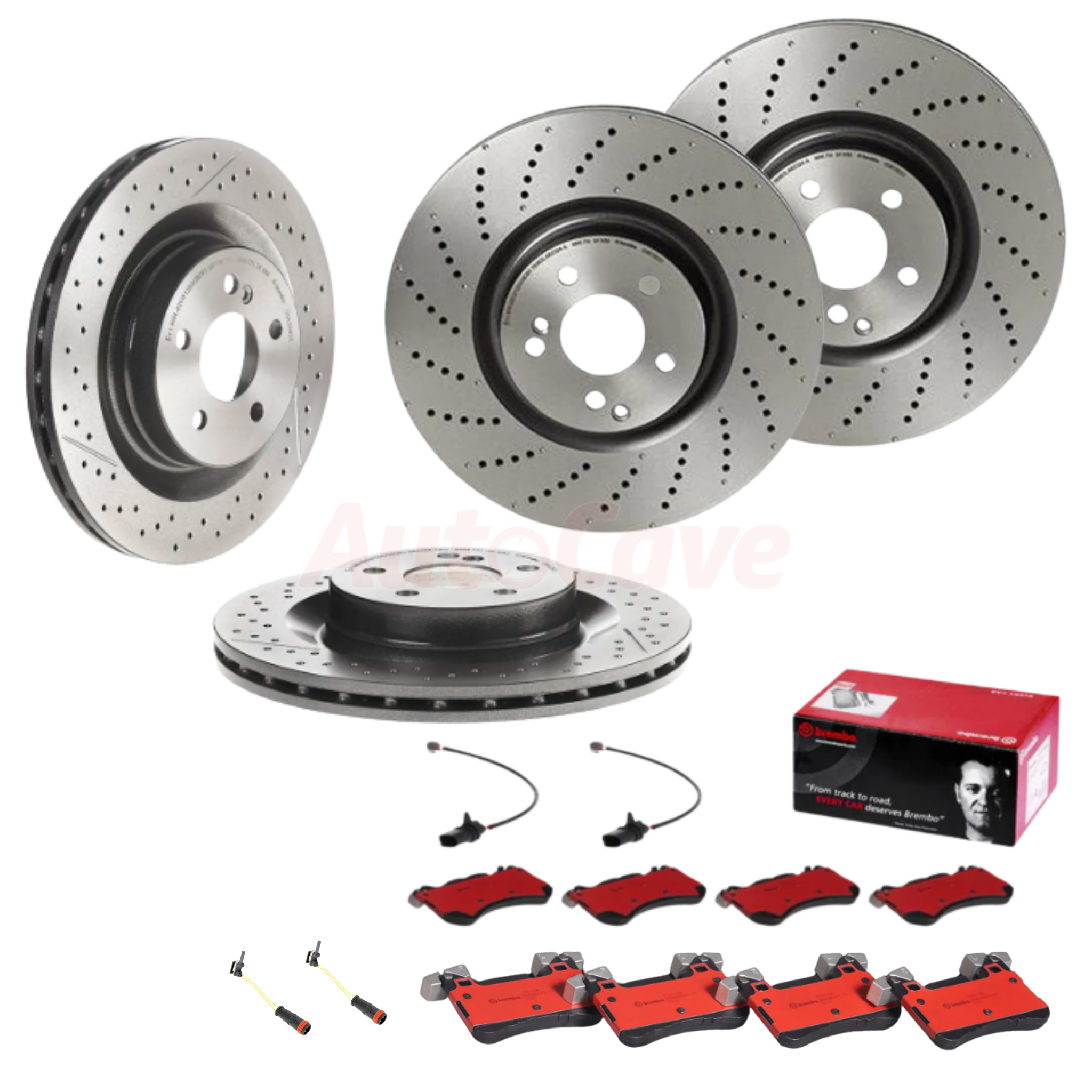 Mercedes-Benz C63 W204 08-14 Brembo Front & Rear Compete Brake Package