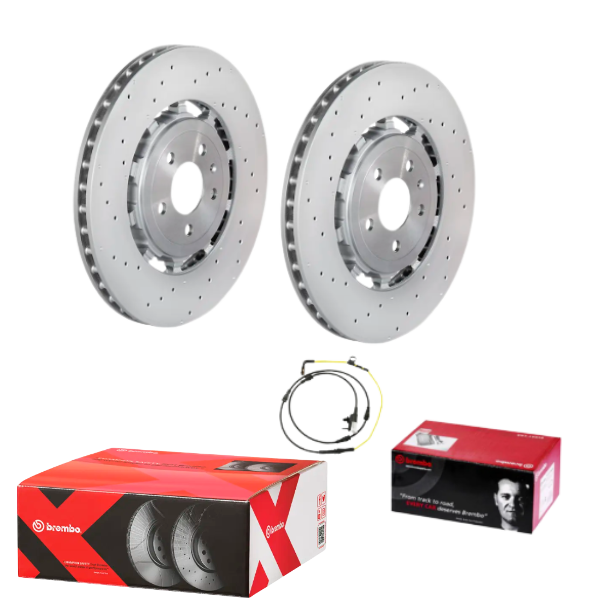Audi RSQ8 19-23 Rear Brembo Drilled Brake Package
