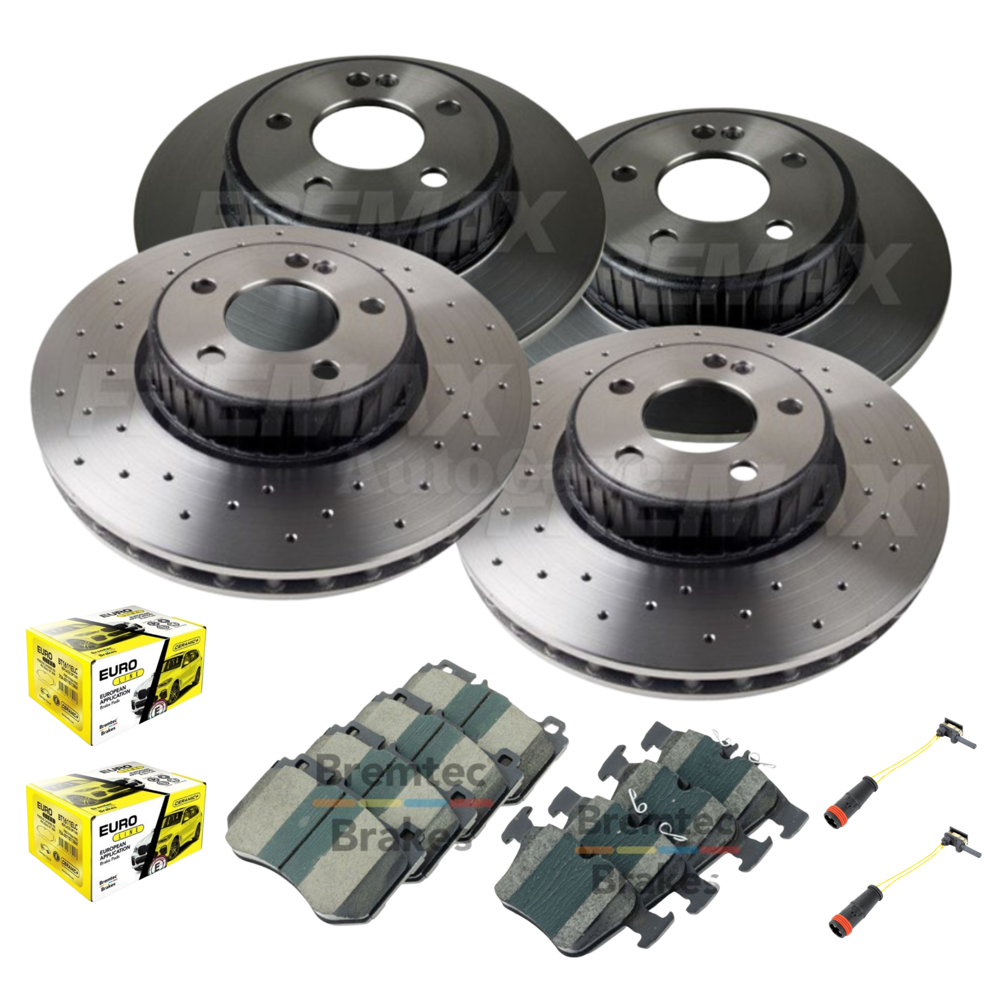 Mercedes-Benz C Class AMG Pack 318mm 2014-2024 Front & Rear Brake Package