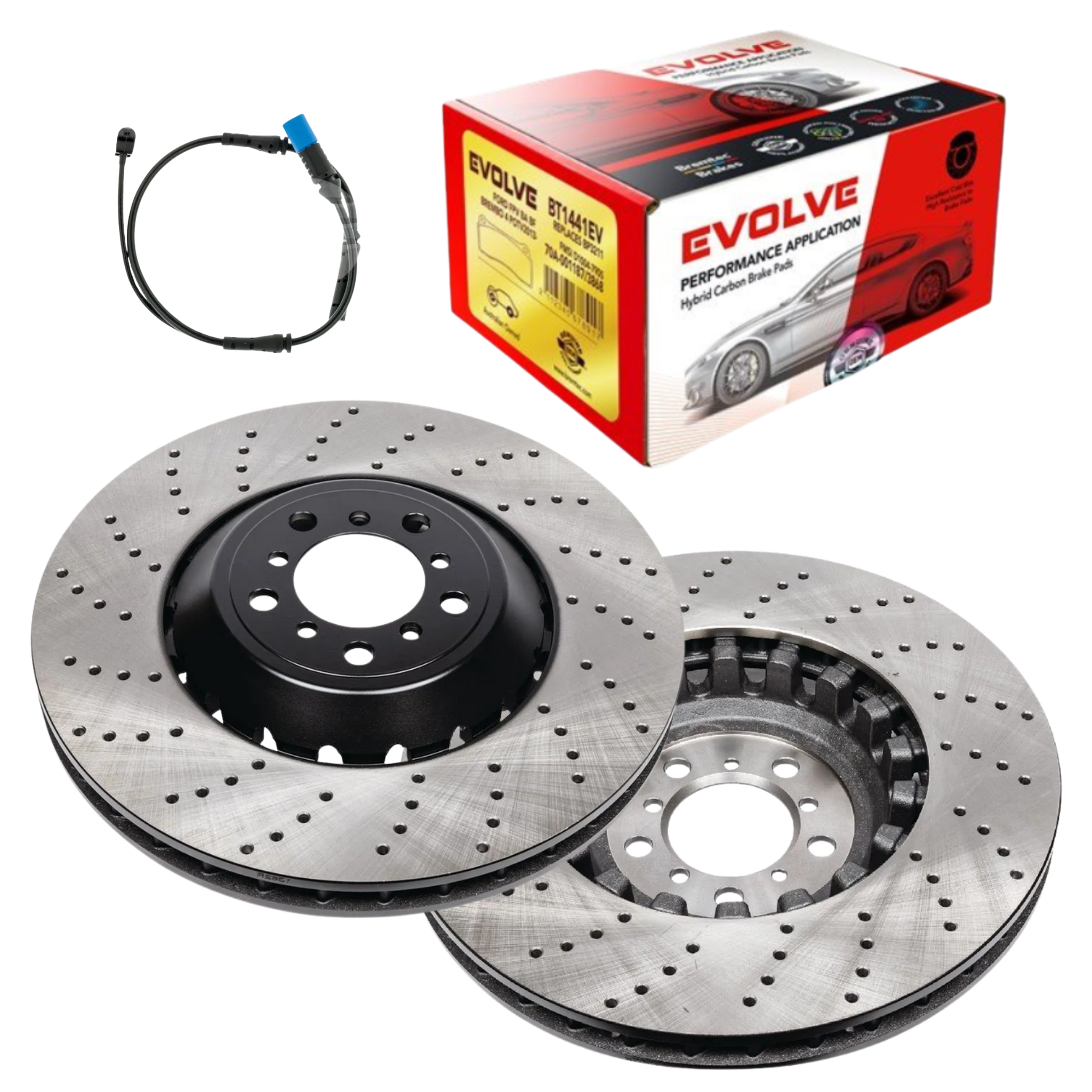 BMW M2 COMP/CS F87 (18-22) Front Brake Package Drilled