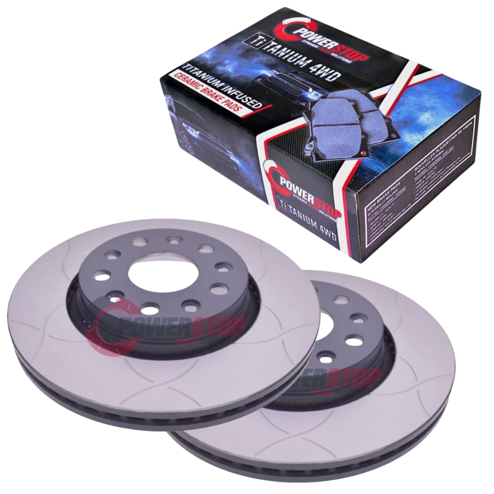 Front Slotted Brake Package Jeep Gladiator JT 2020+ Powerstop