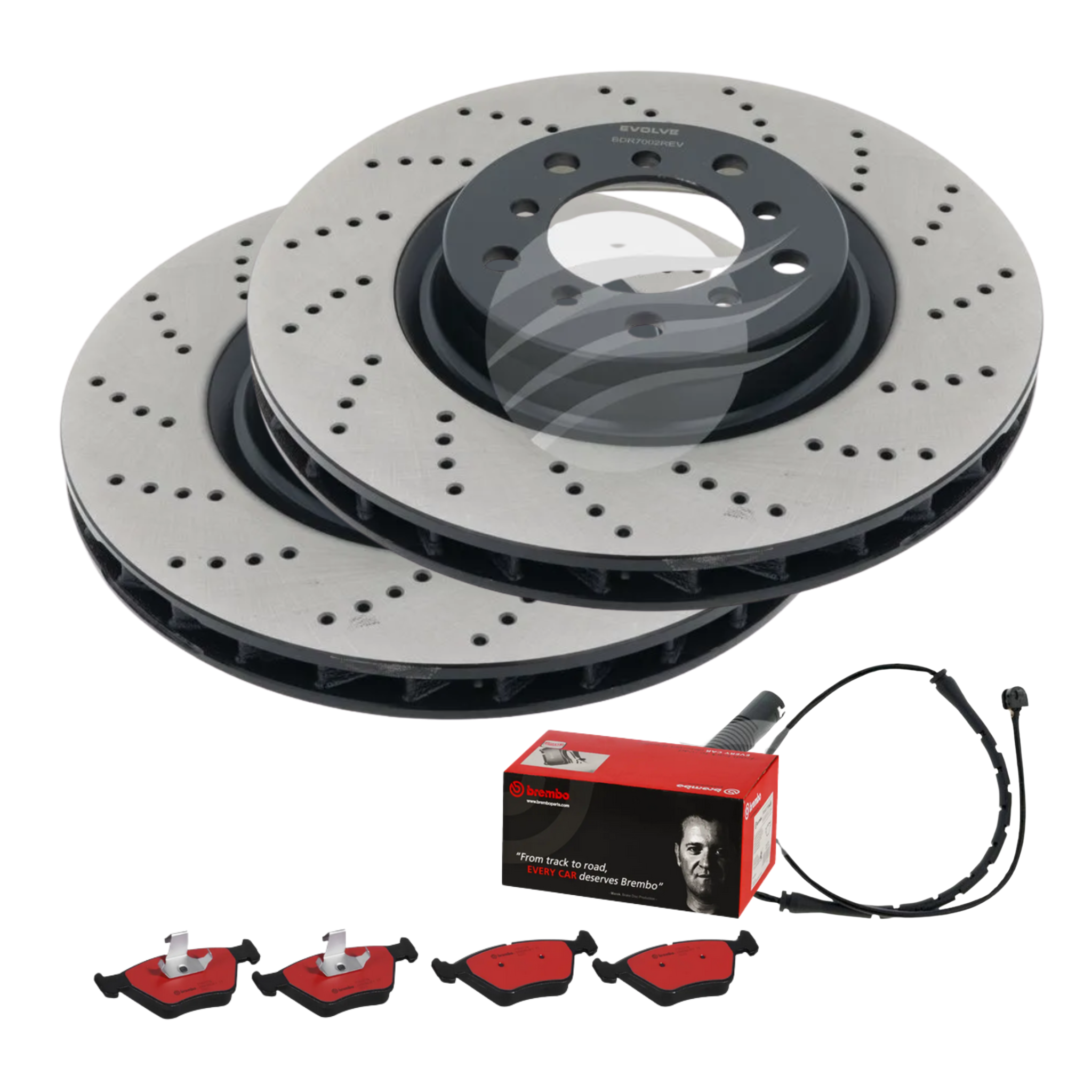 BMW M3 E46 (01-07) Front Brake Package Brembo Drilled