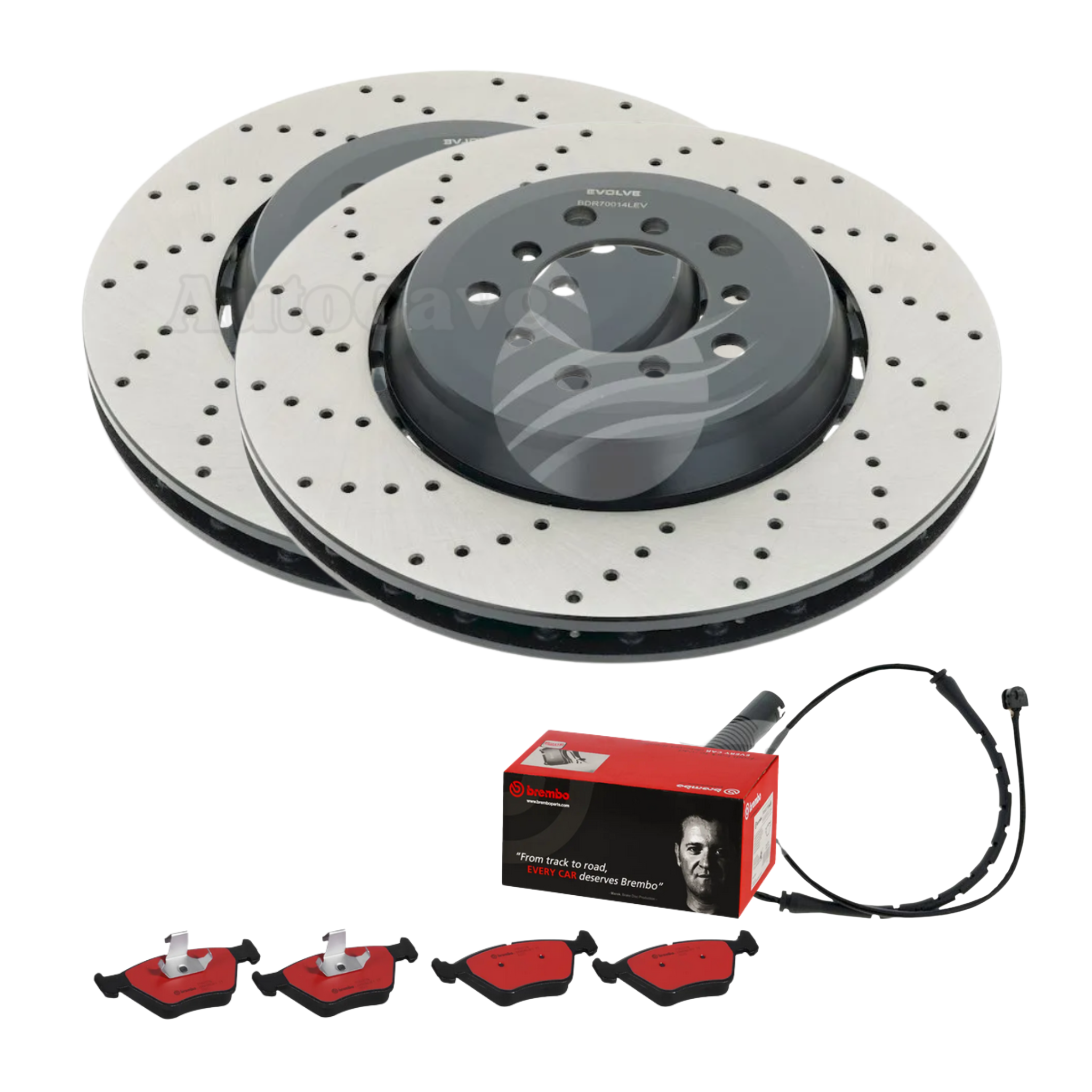 BMW M3 E46 Competition 345mm (01-07) Front Brake Package Brembo Drilled