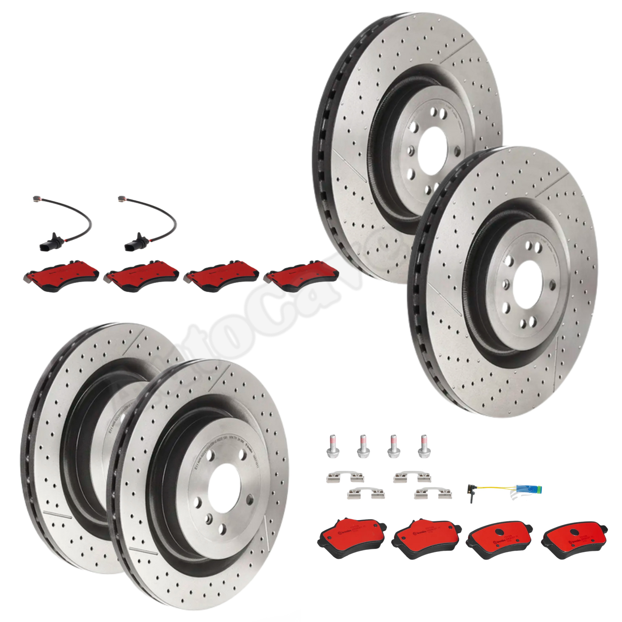 Mercedes GLS63 AMG Complete Brake Package 2016-2019 W166 Brembo Drilled