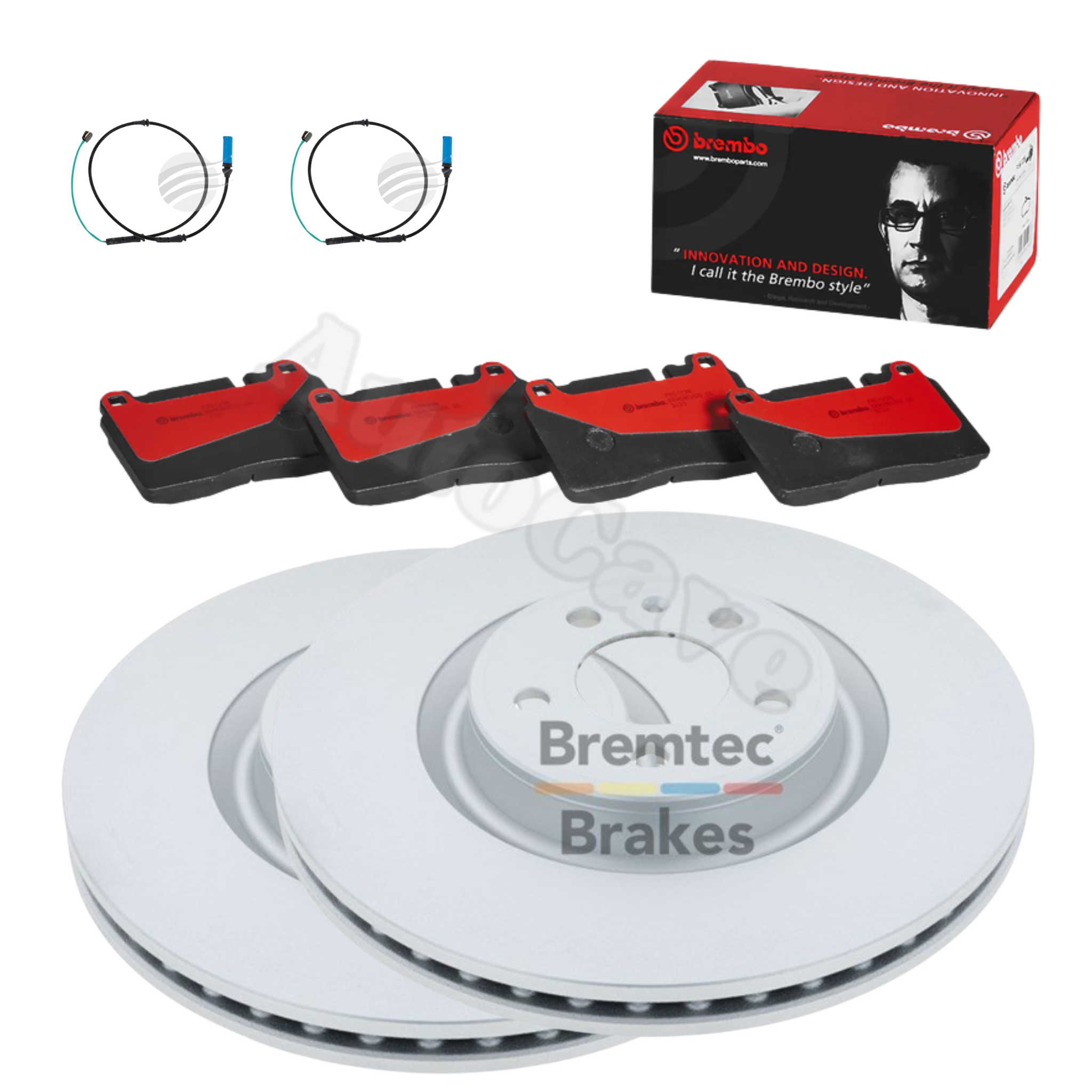 Porsche Macan 2.0 (14+) Front Brake Package 345mm Brembo 1LA 1LE