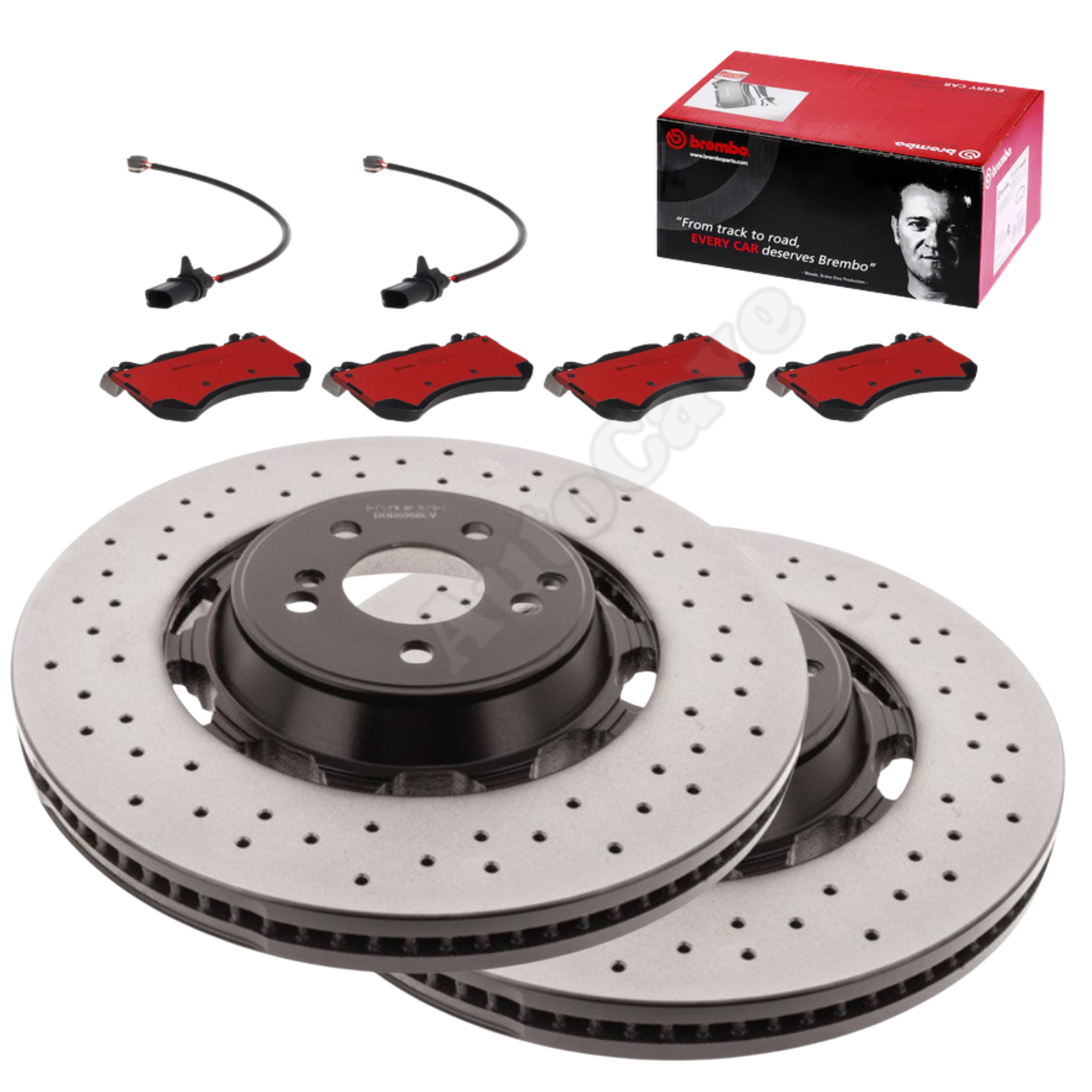 Mercedes-Benz E63S AMG W213 (17+) Front Drilled Brake Package