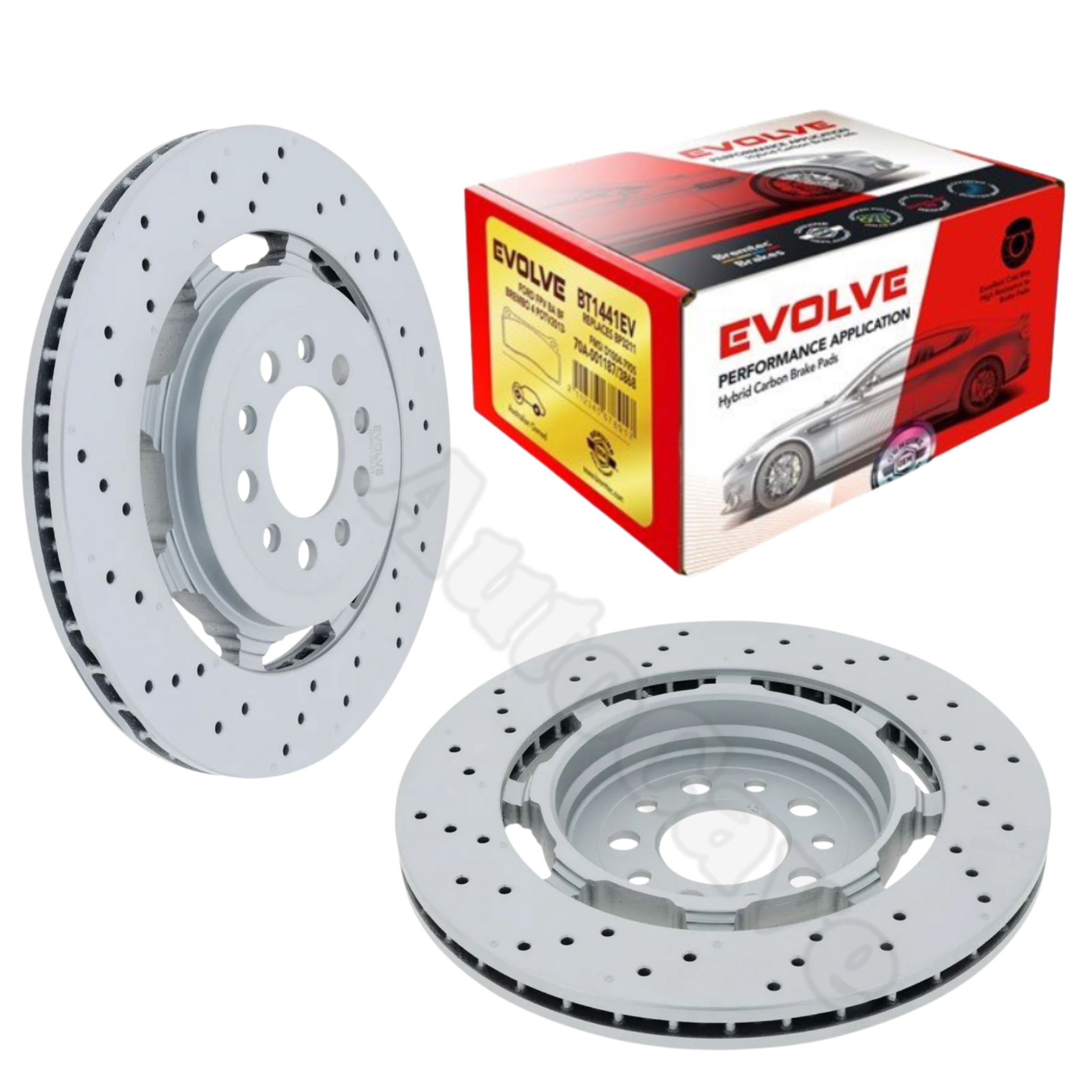 Rear Drilled Brake Package Alfa Romeo Giulia Quadrifoglio 2018+