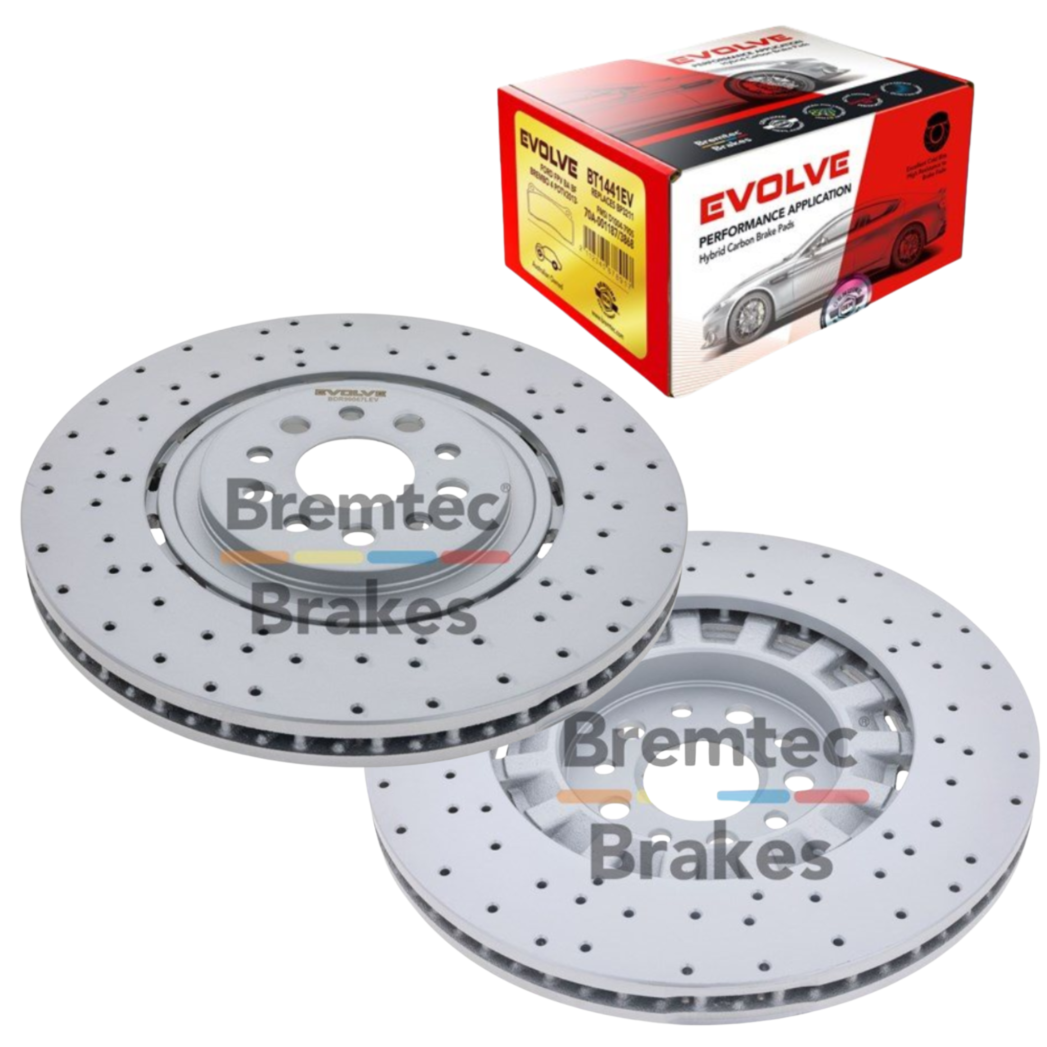 Front Drilled Brake Package Maserati Quattroporte GTS/Trofeo (14-24) 380mm