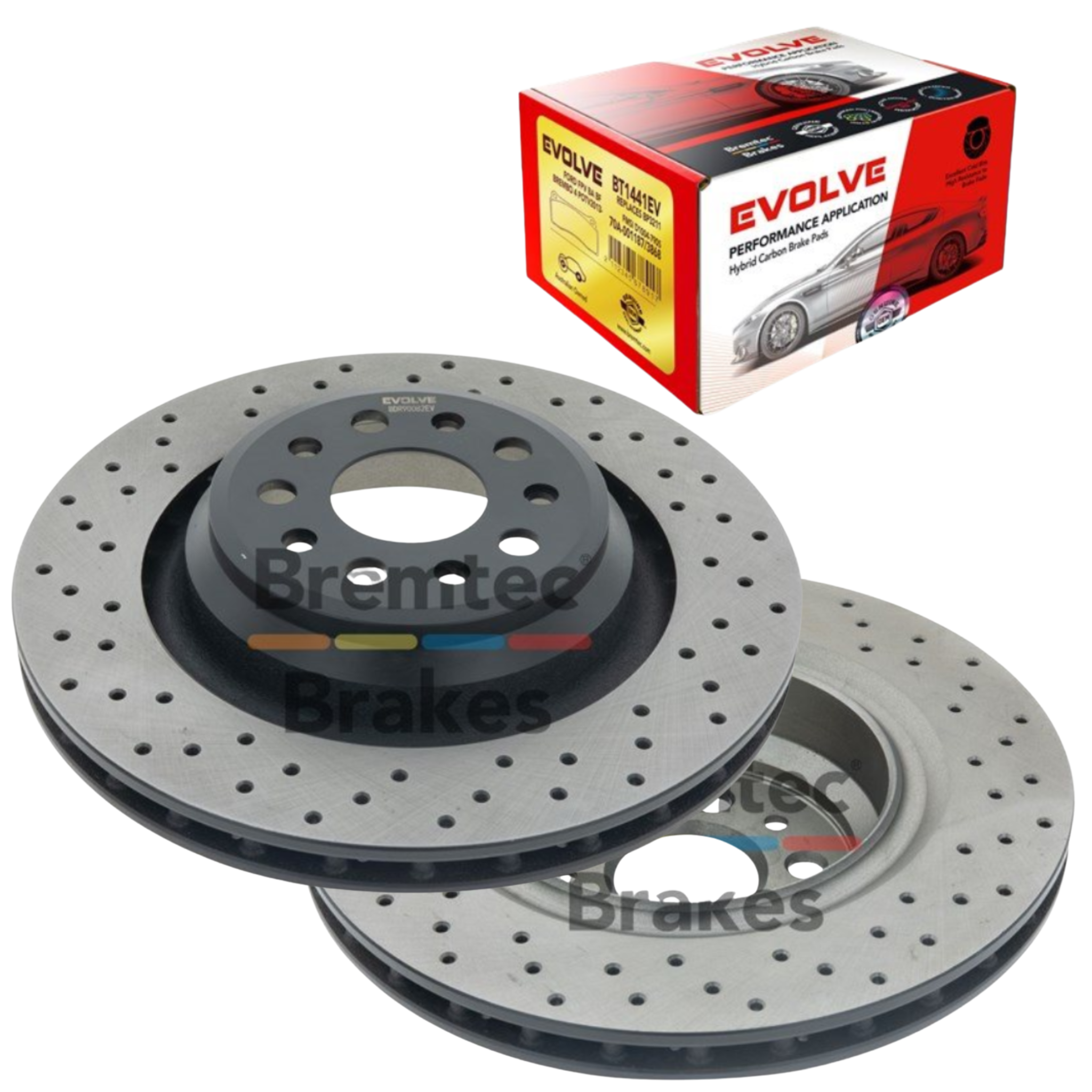 Rear Drilled Brake Package Maserati Quattroporte GTS/Trofeo (14-24) 350mm