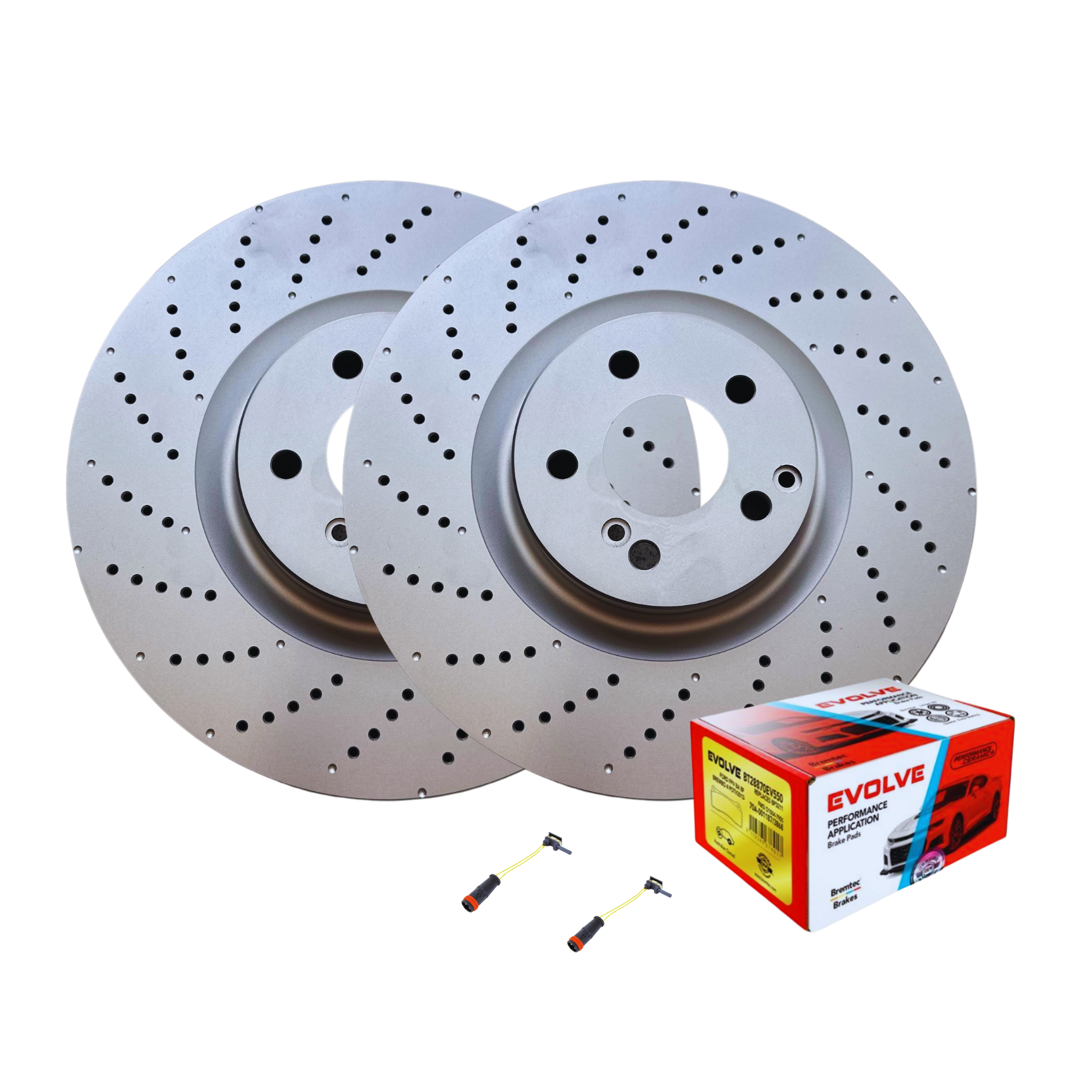 Mercedes-AMG CLS63 C219 rear brake package - rotors and pads