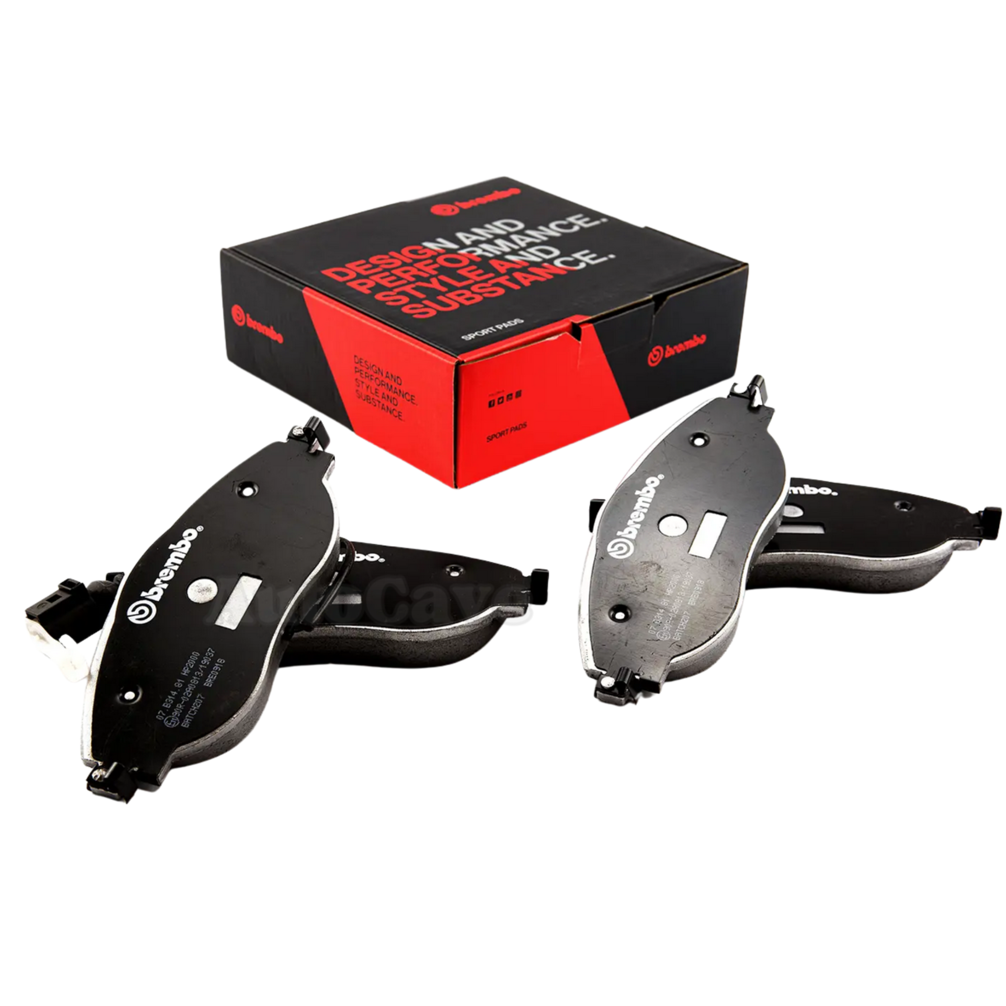 Golf R / Audi S3 Brembo HP2 Sport Front Brake Pads Audi Volkswagen MK7/7.5 07.B314.81