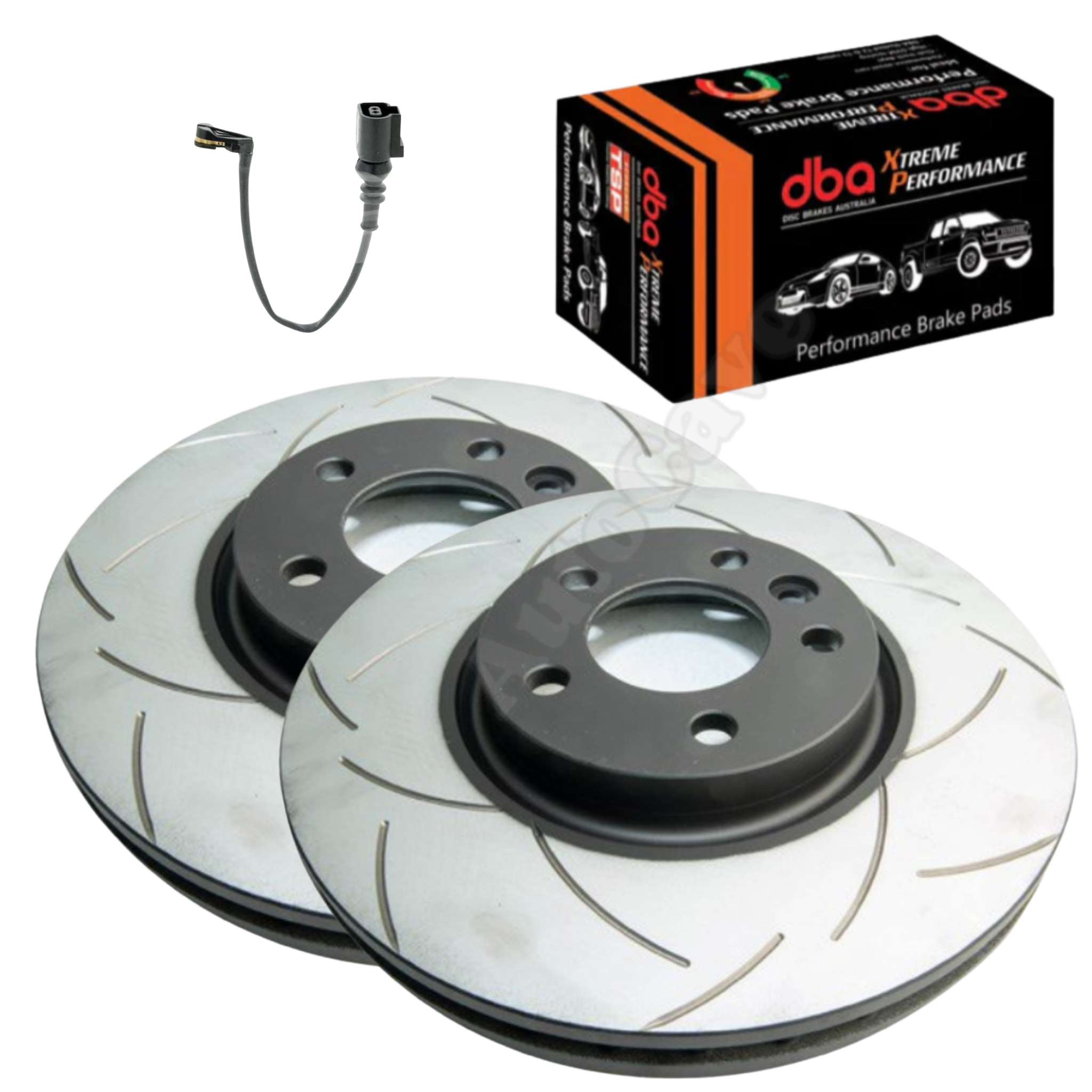 DBA HD Slotted Front Brake Package VW Transporter Multivan T6.1 2020+ 340mm 2E4