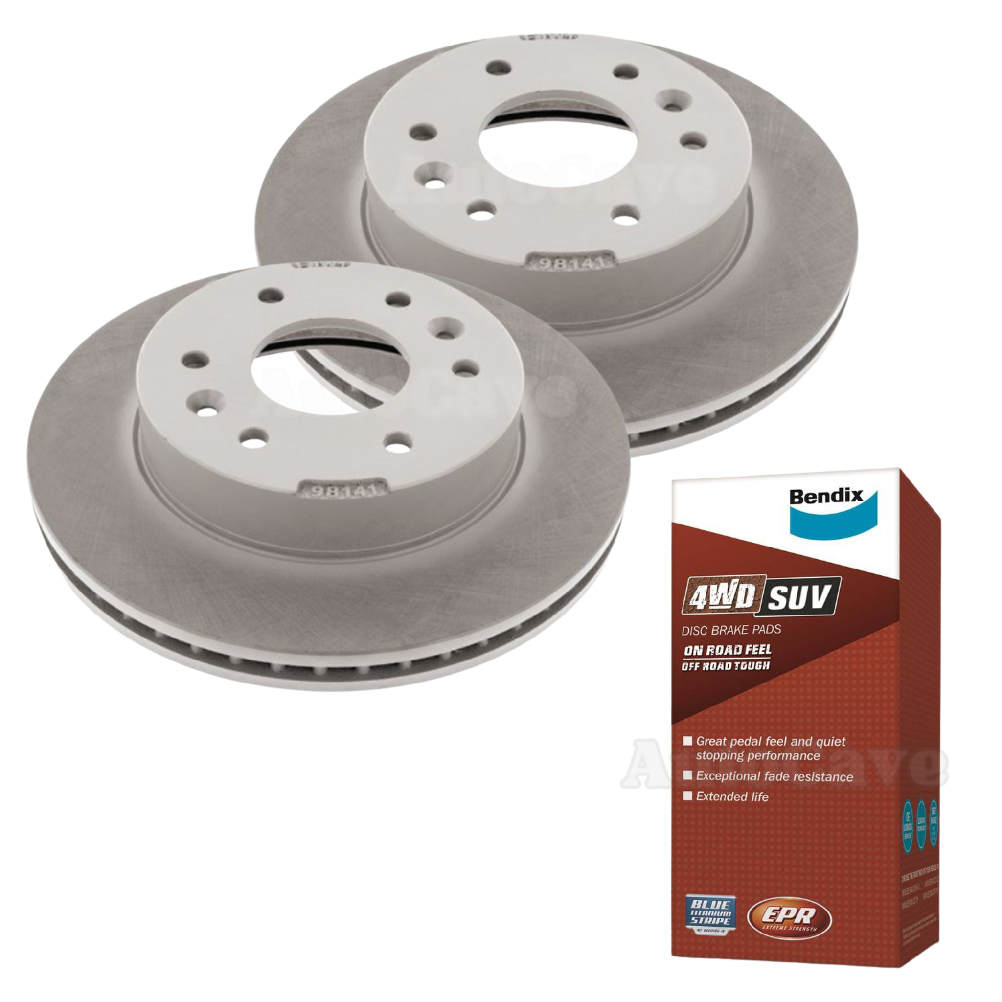 LDV D90 Front Brake Package Bendix (rare 300mm Diameter)