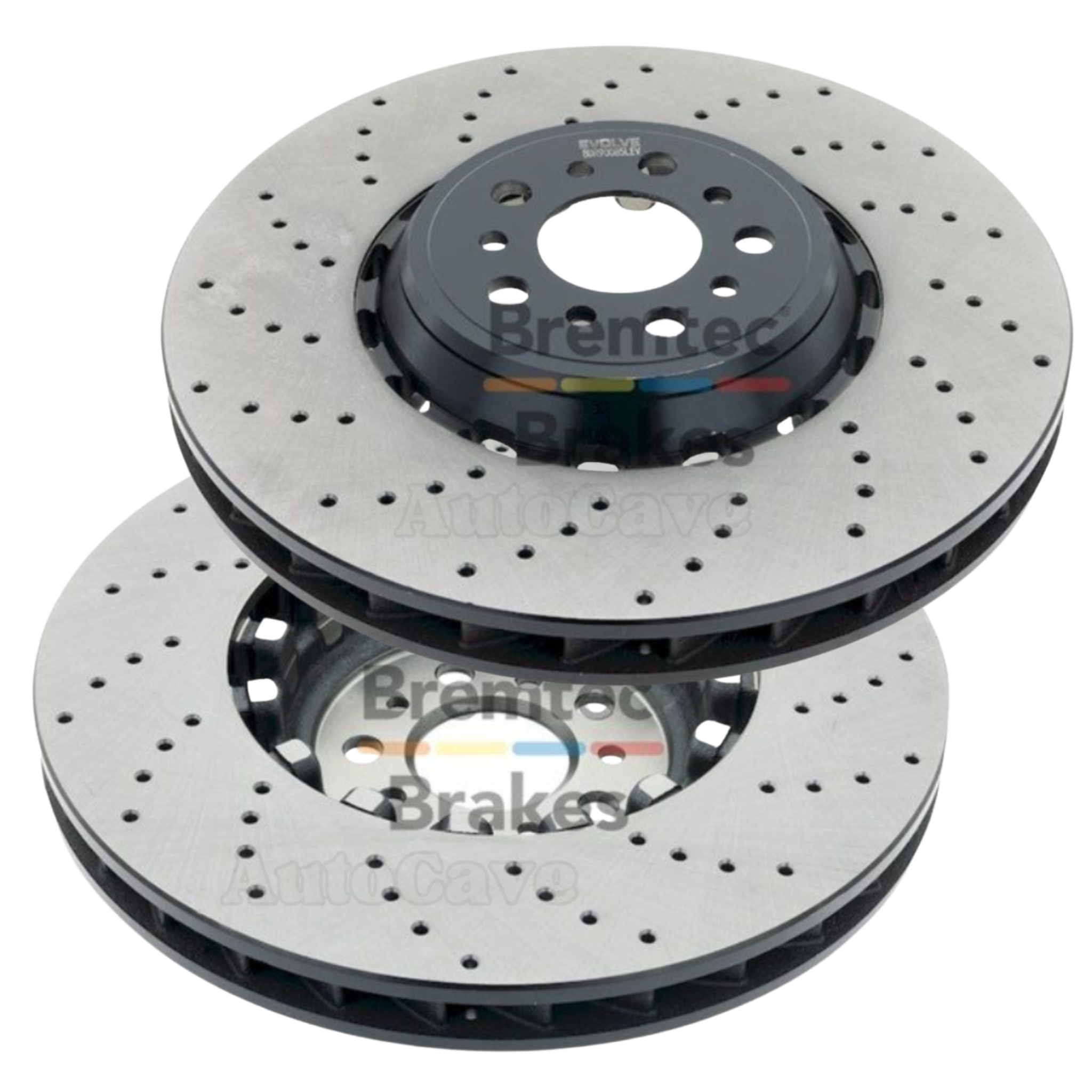 BMW M3 M2 G80 G87 Front Brake Rotors Pair 380mm Drilled Bremtec BDR90085