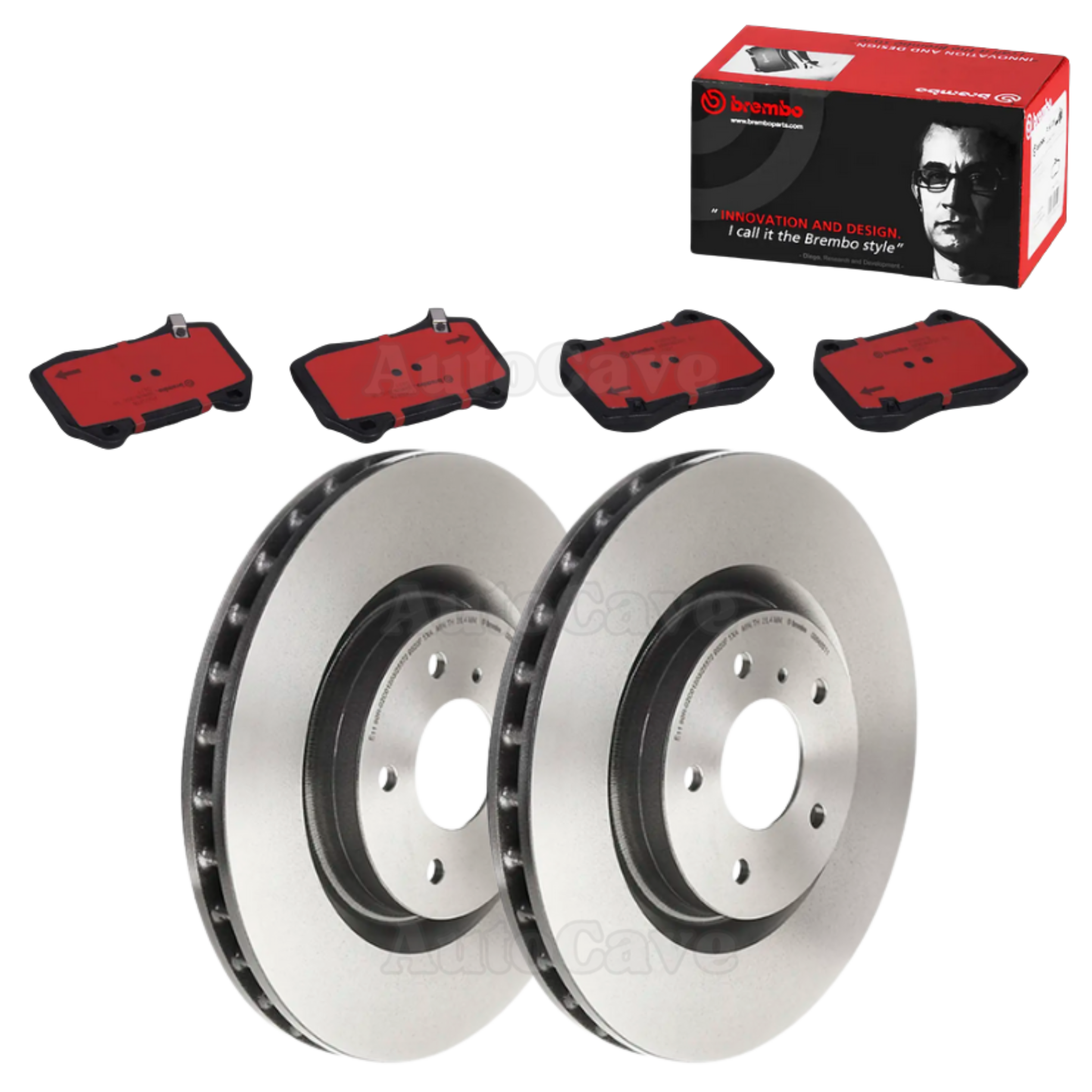 Brembo Front Brake Package Nissan 350Z Track 324mm Brembo Caliper