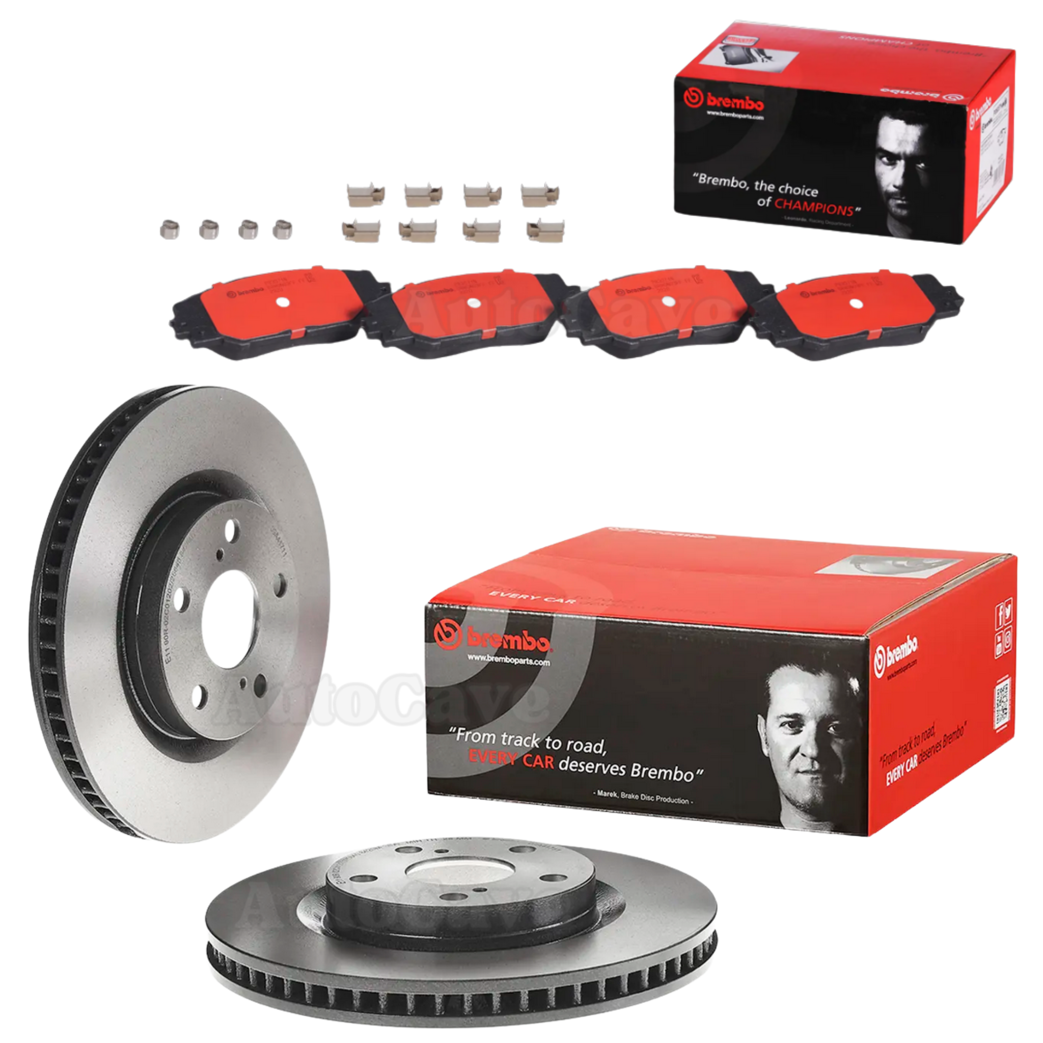 Front Brembo Brake Package Toyota Rav4 Prius Corolla Hybrid 05-22