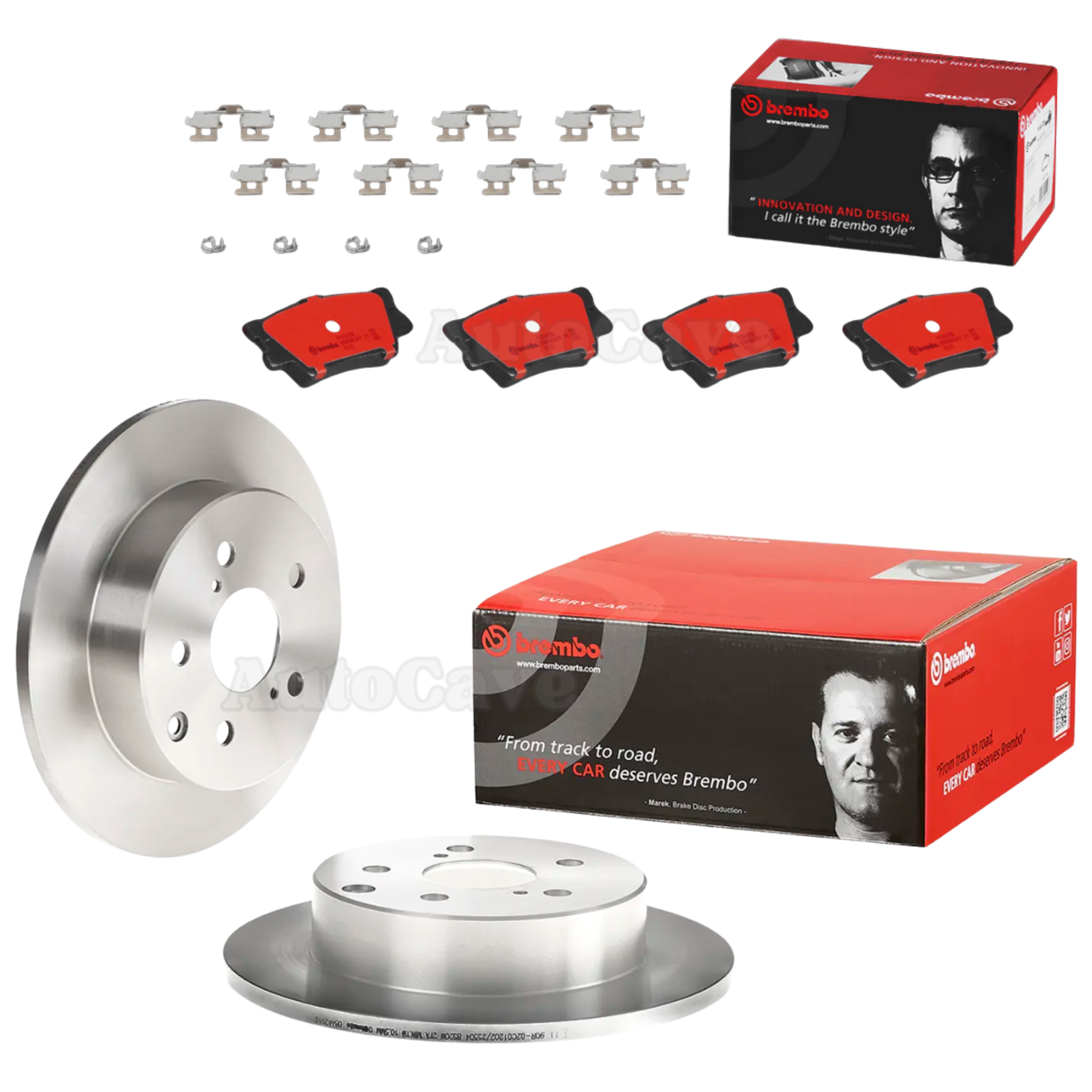 Toyota RAV4 rear brake kit - Brembo rotors and ceramic pads
