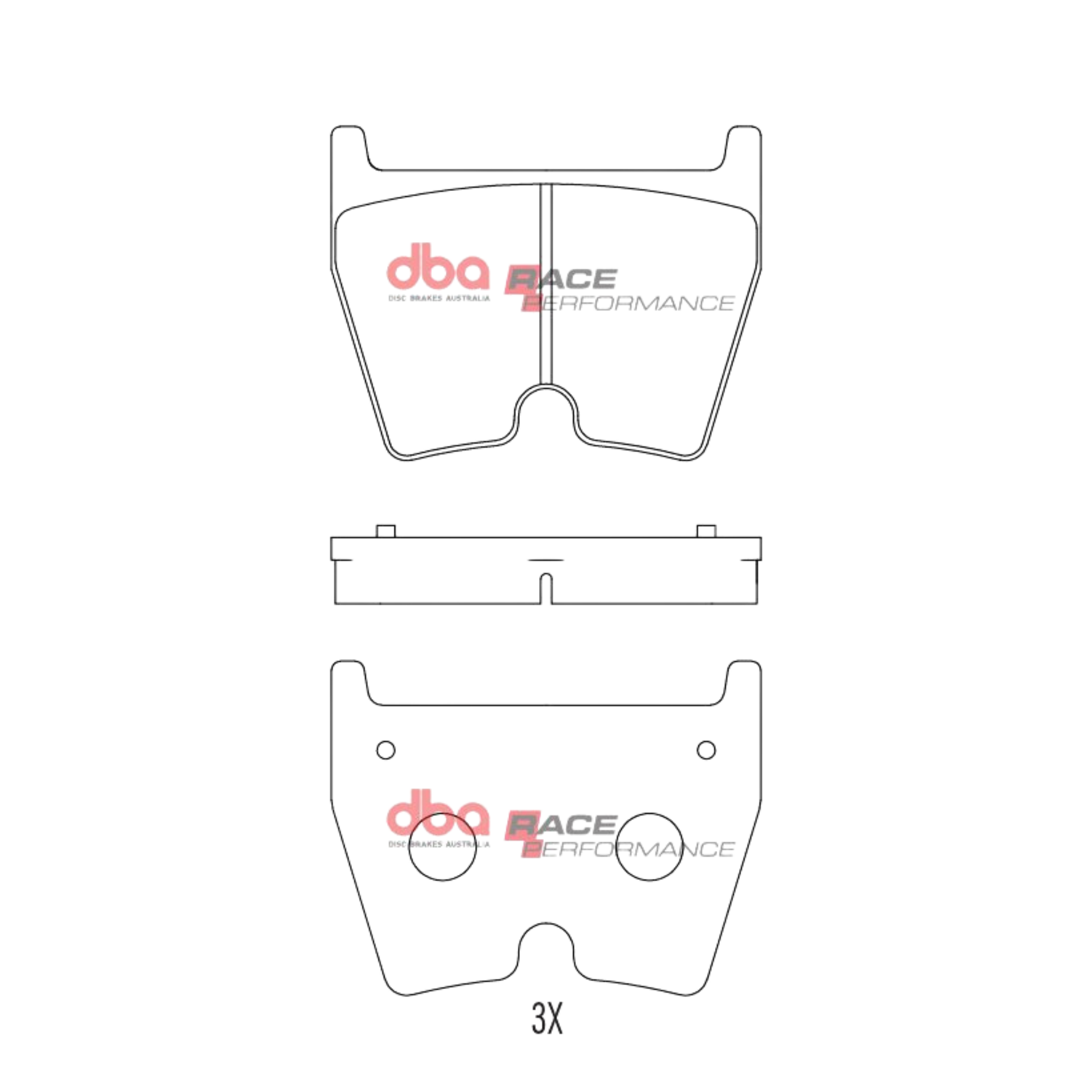 DBA Racing Front Brake Pads PKT8 W/Sensors
