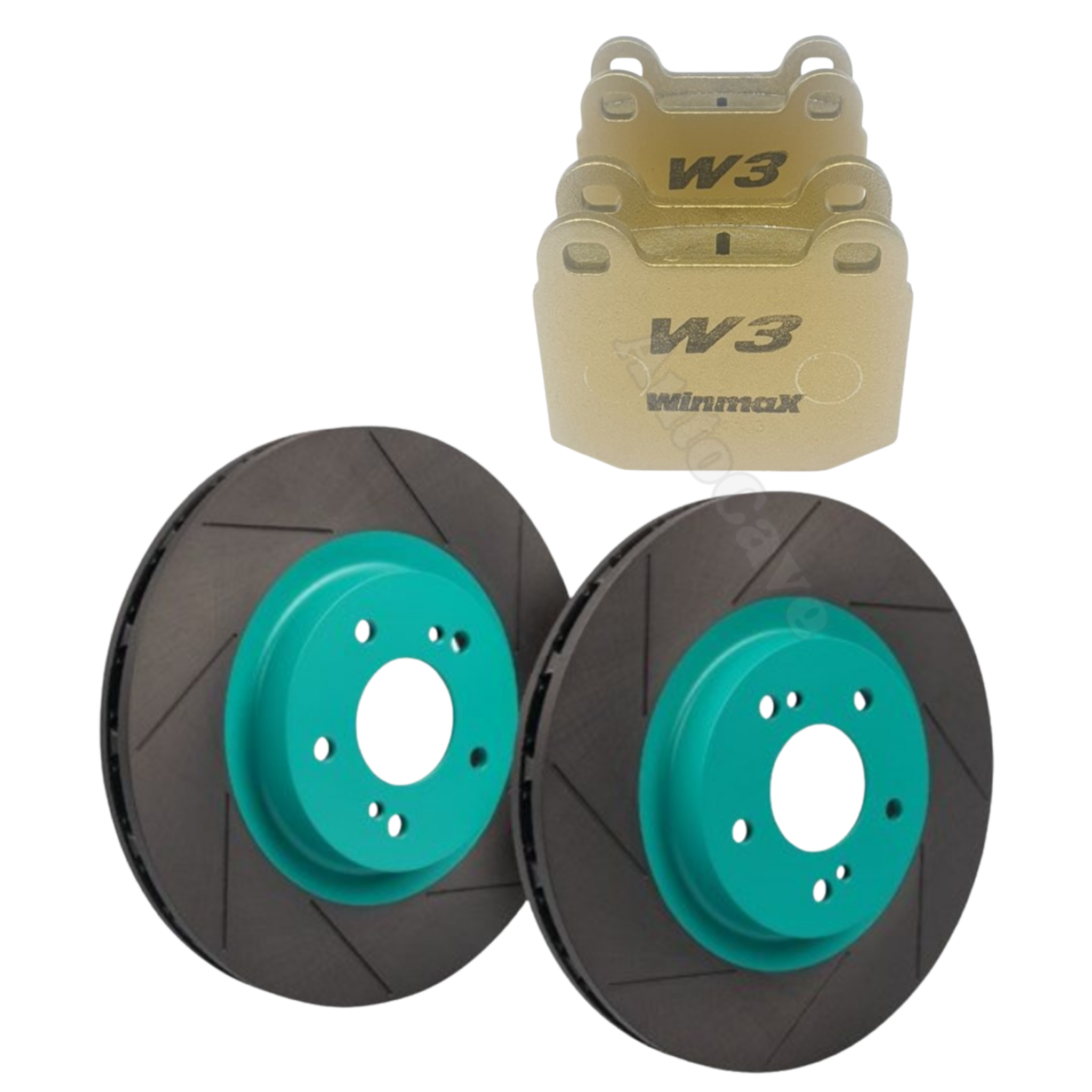 Front Street/Track Slotted Brake Package Nissan Skyline GTR R32 R33 R34 Winmax W3 Project Mu