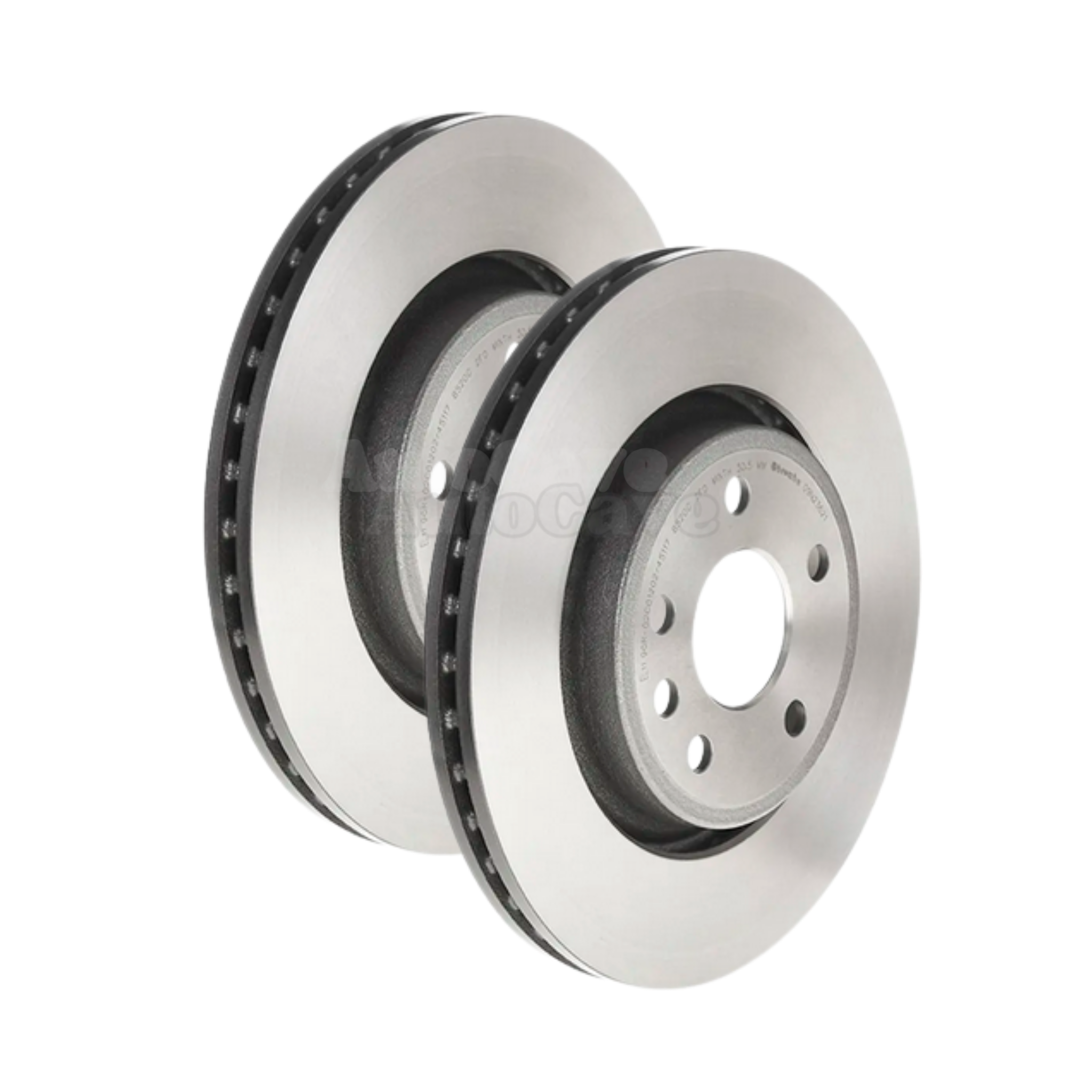 Pair Front Brake Disc Rotors Jeep Grand Cherokee WK 10-21 V6 350mm Brembo 09.N236.21