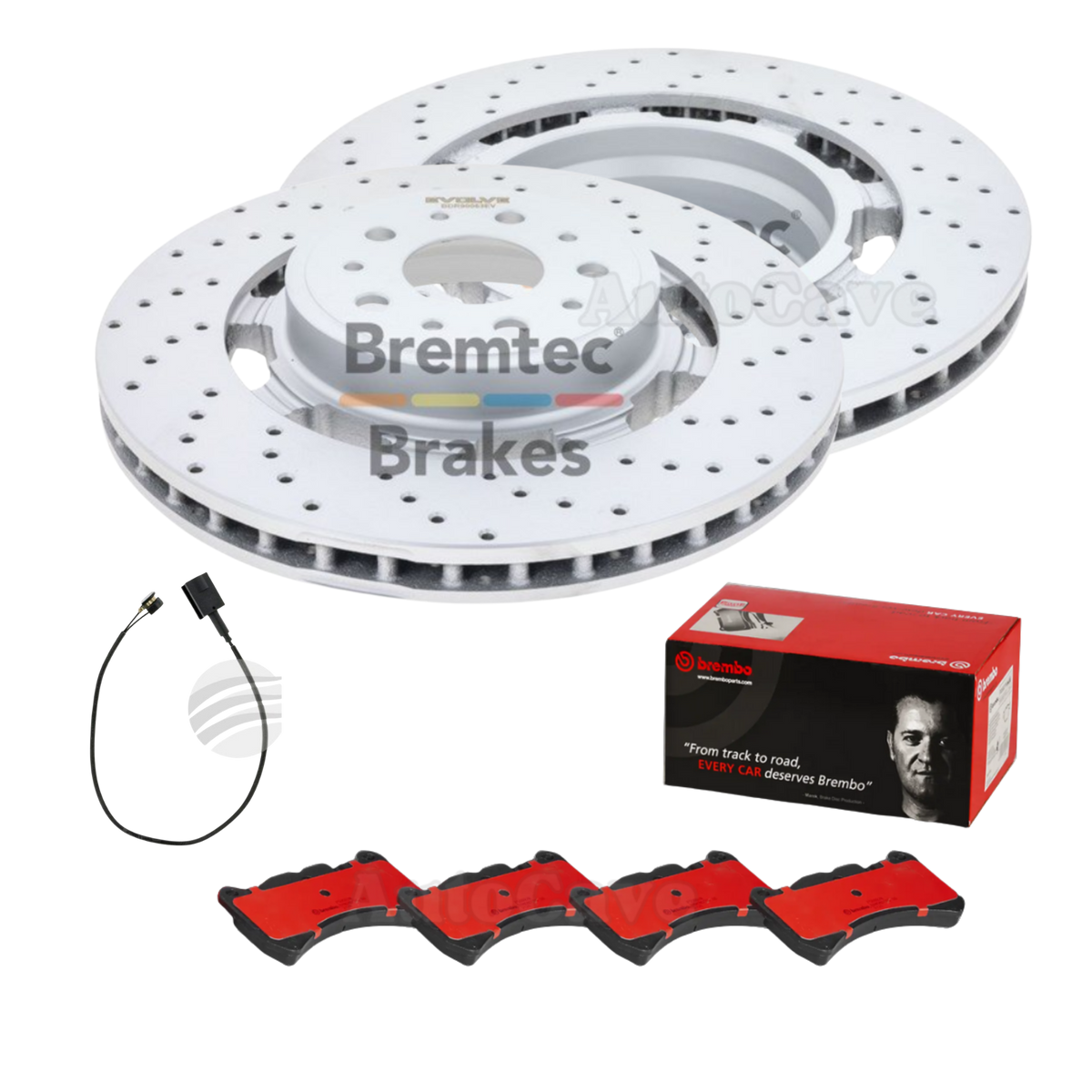 Maserati Granturismo Front Brake Package 08-18 360mm Brembo Bremtec