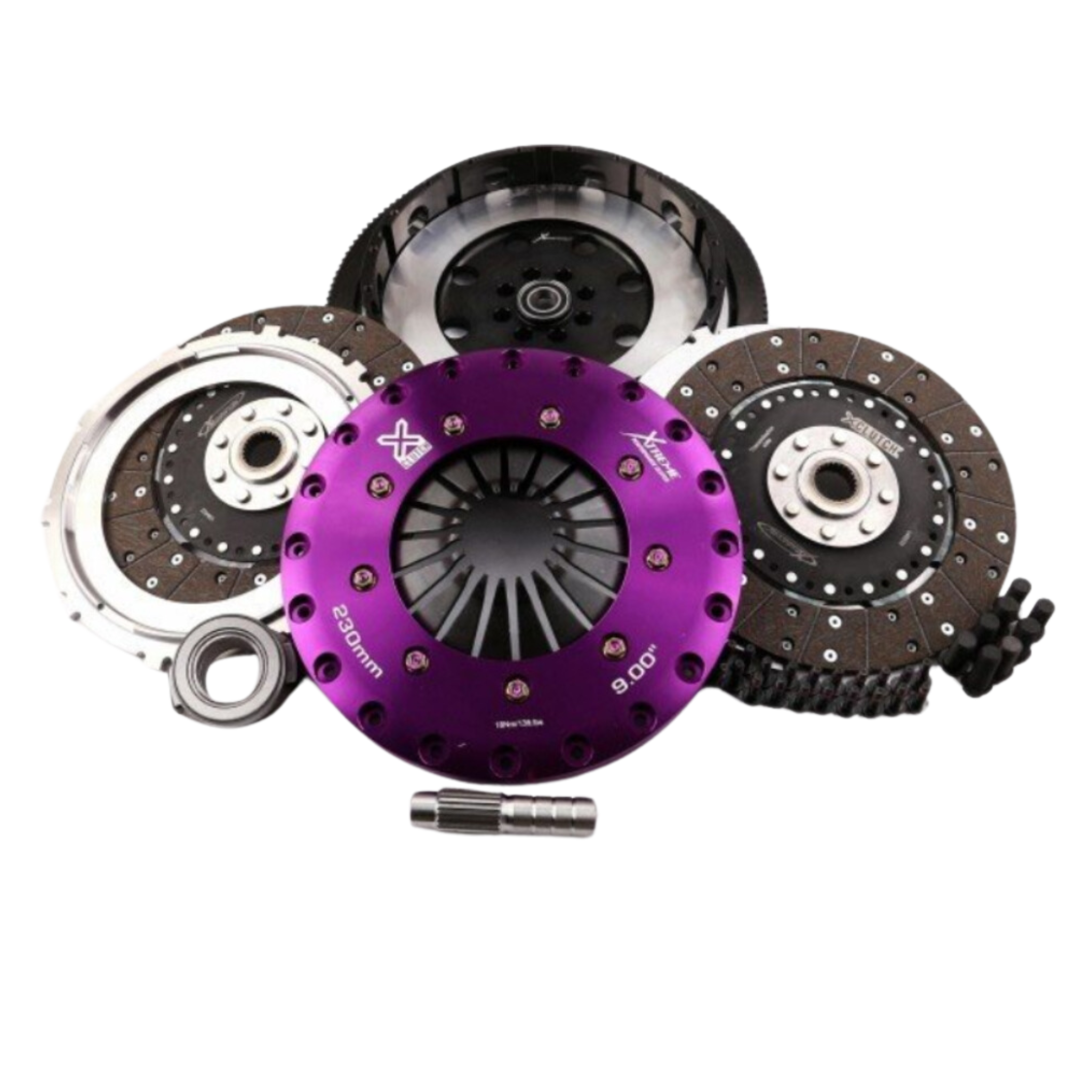 KHN23537-2G Xtreme Twin Plate Solid Organic Clutch Kit Suits Honda Civic Type-R FK8 17+